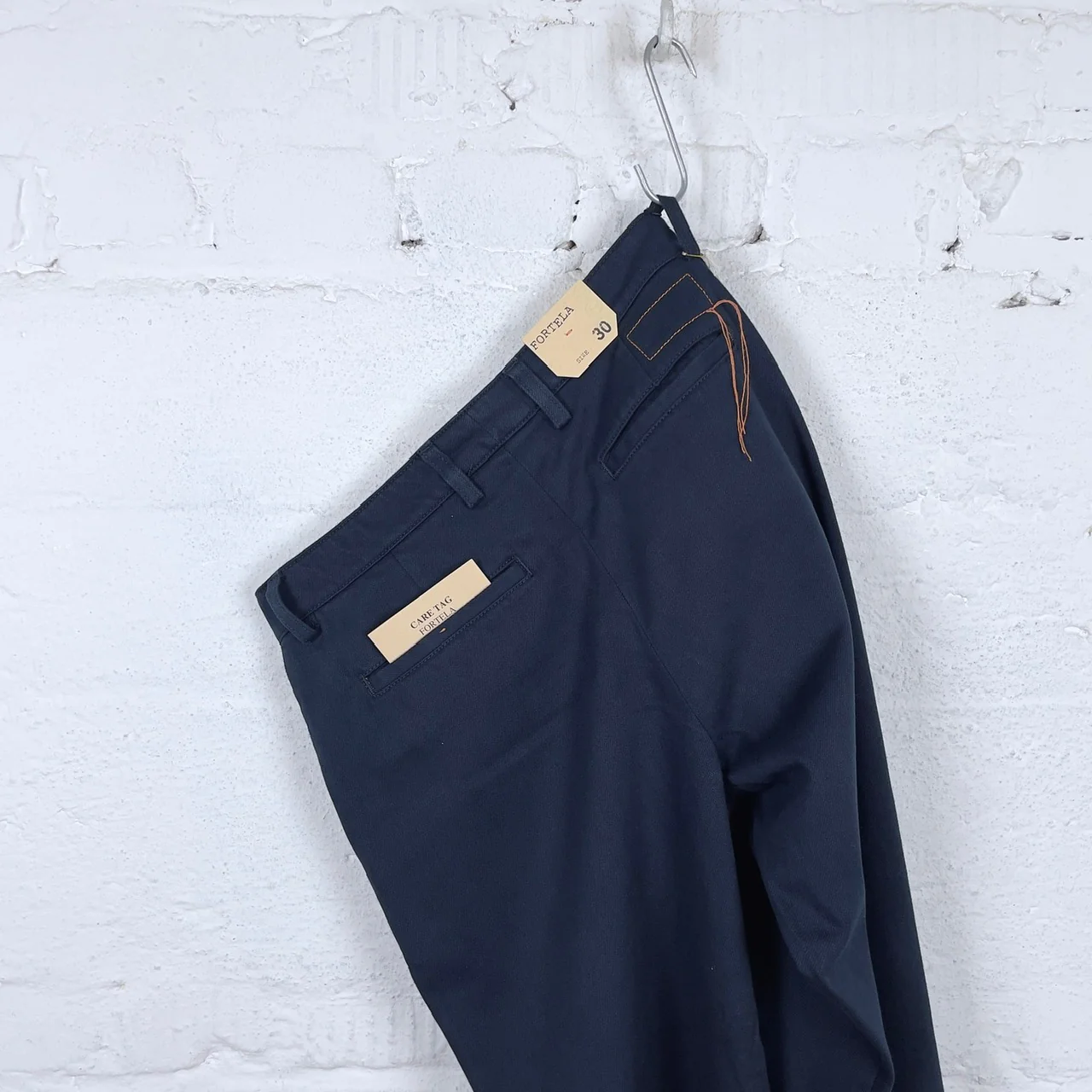 fortela | main 00144 blue chino trousers blue - Image 4
