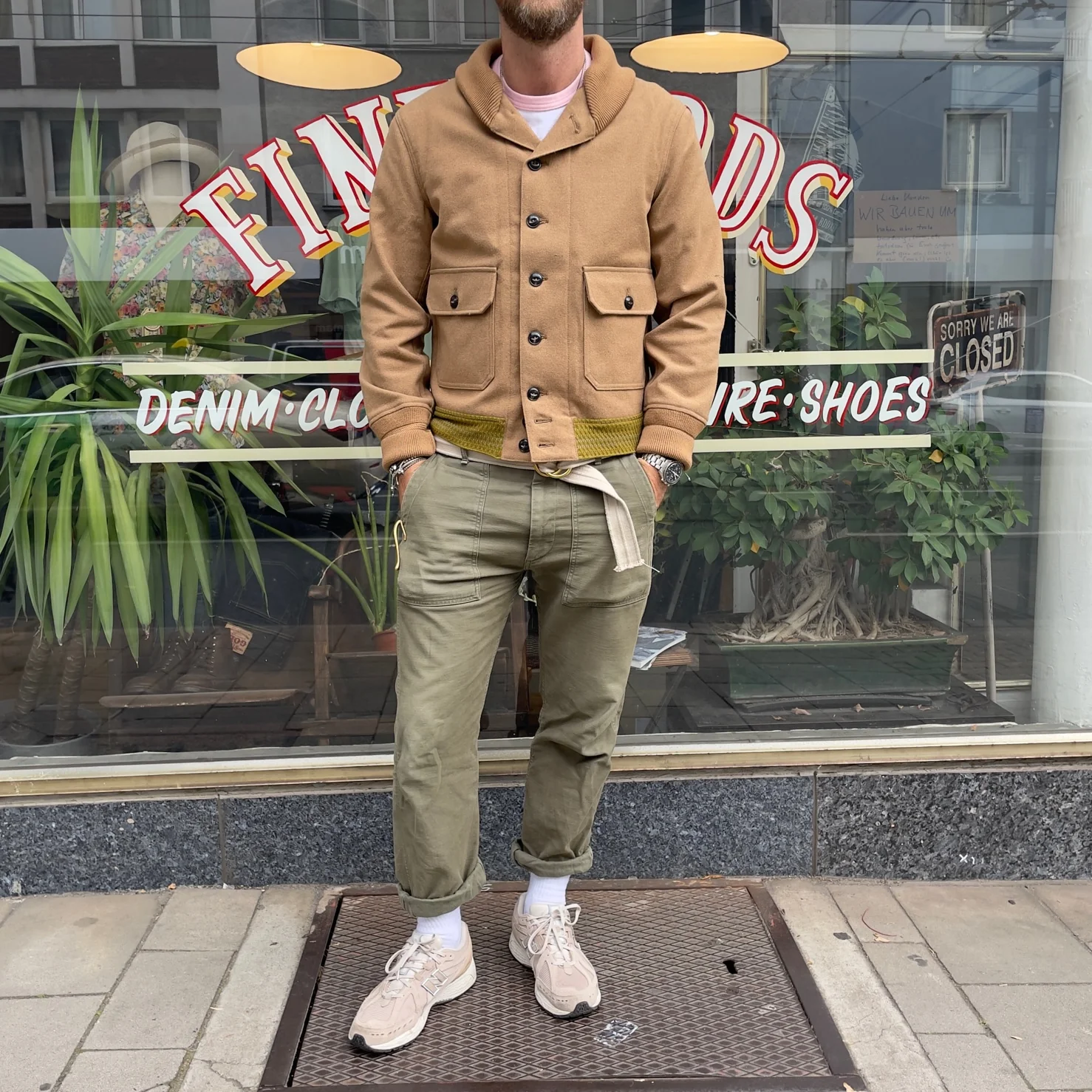 fortela | nimiz ma424 cam wool bomber jacket - Image 3
