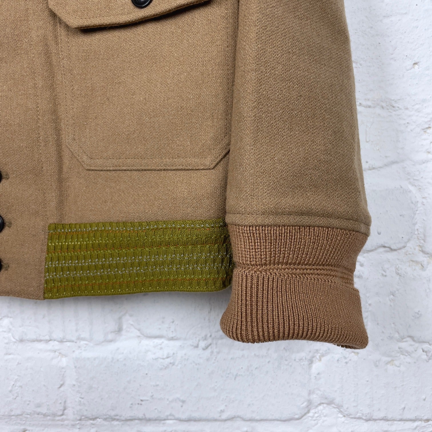fortela | nimiz ma424 cam wool bomber jacket - Image 5