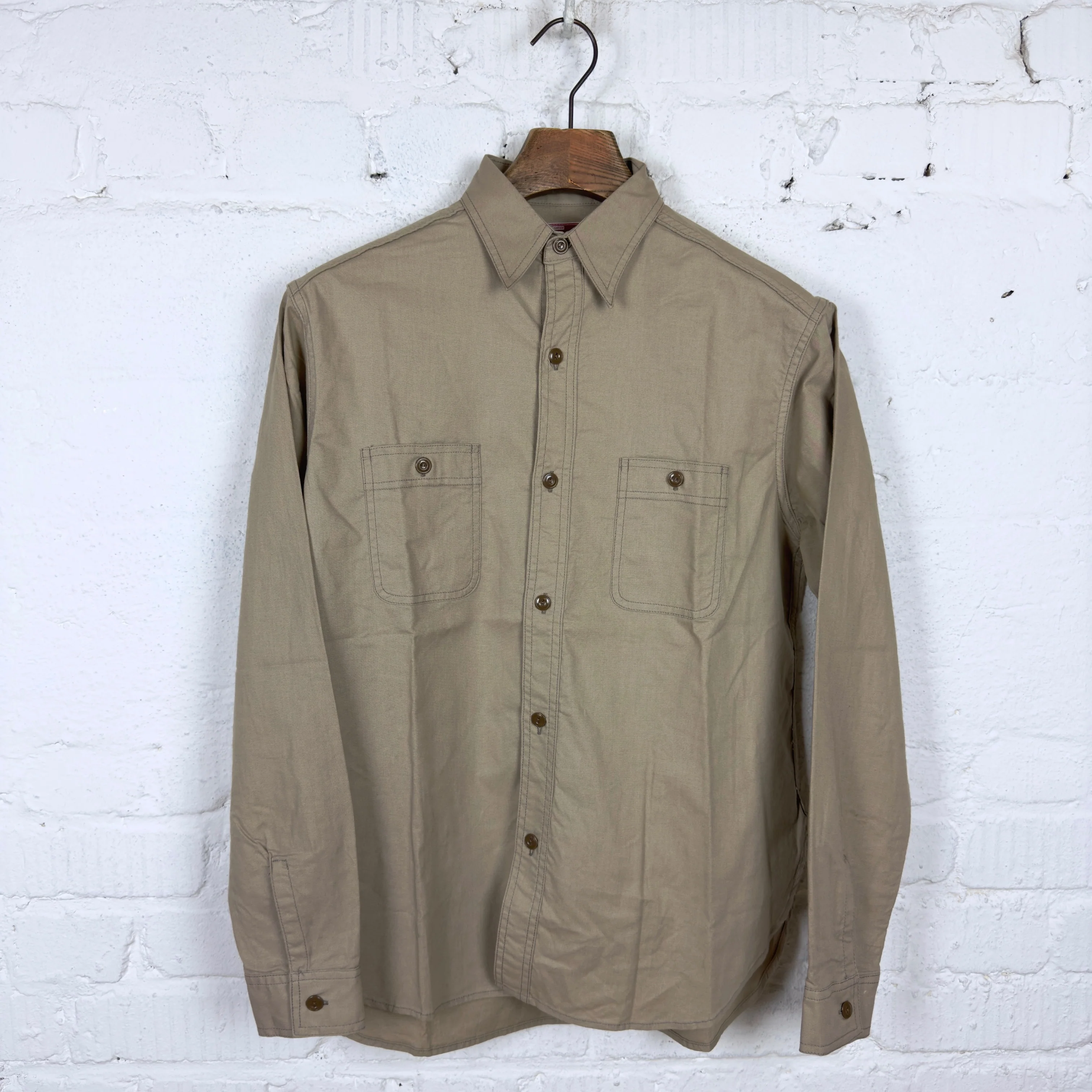 fortela | otero-gd006 bge work shirt - made in japan
