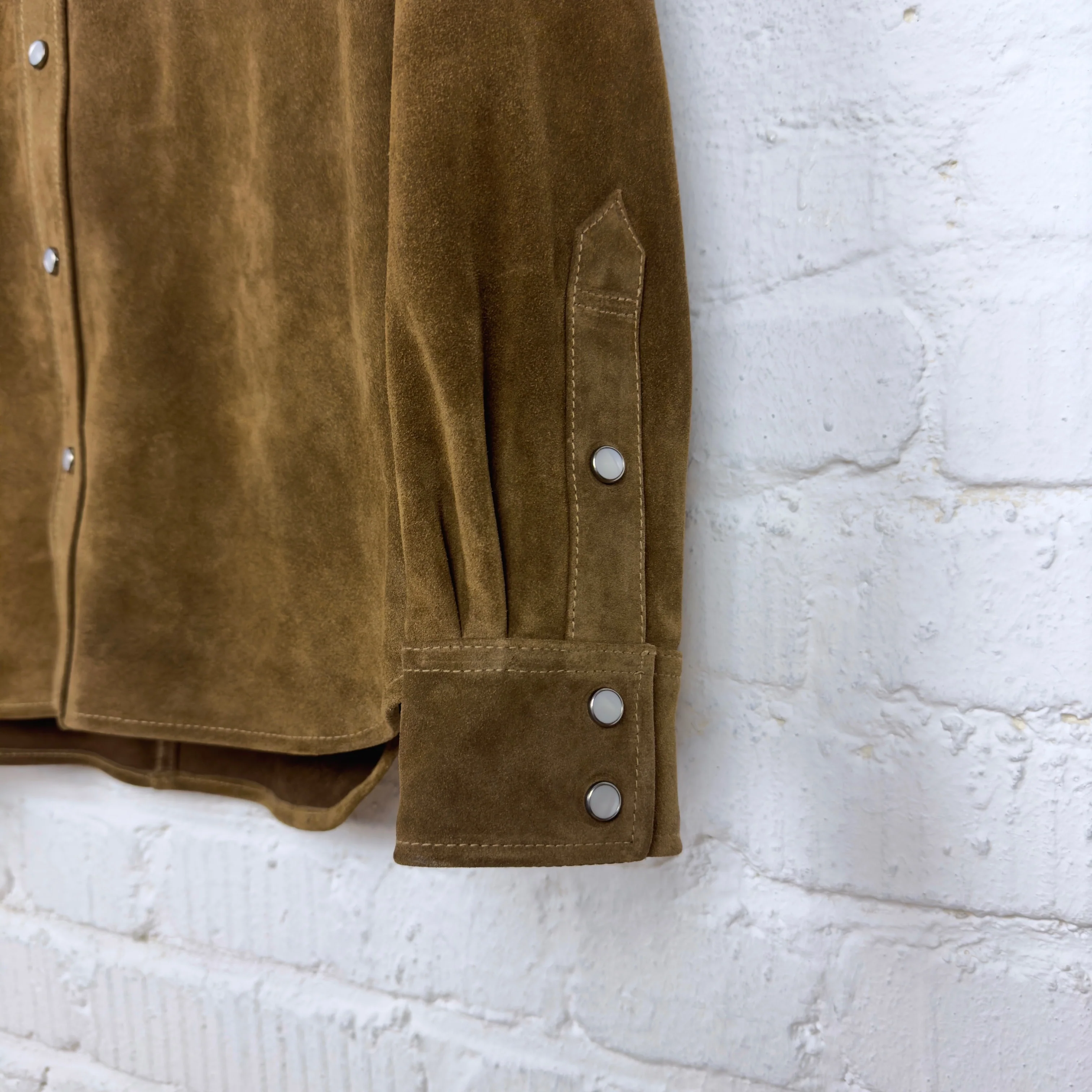 fortela | ranch cro01 mou suede western shirt - Image 6