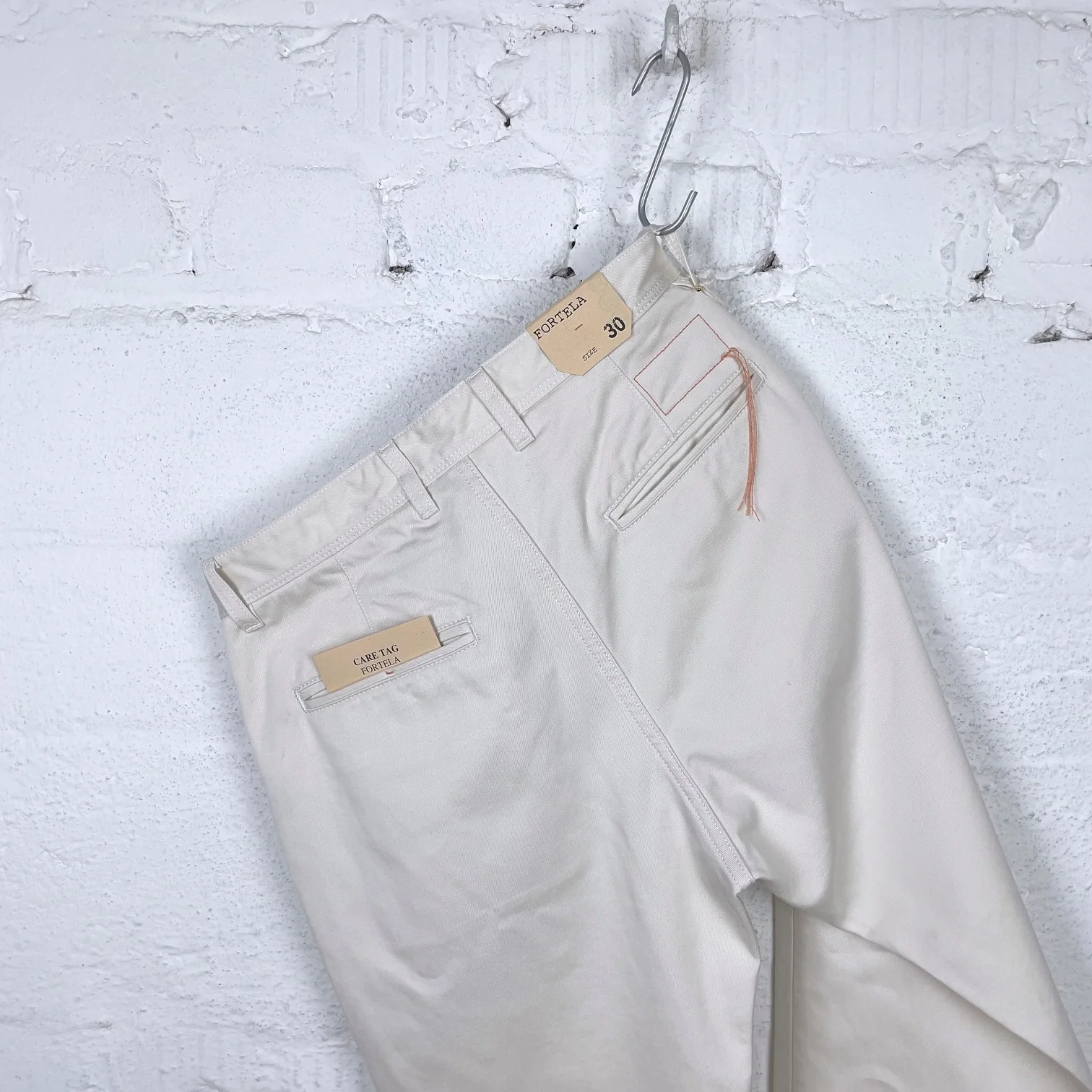 fortela | reno 00185 chino trousers natural - Image 4