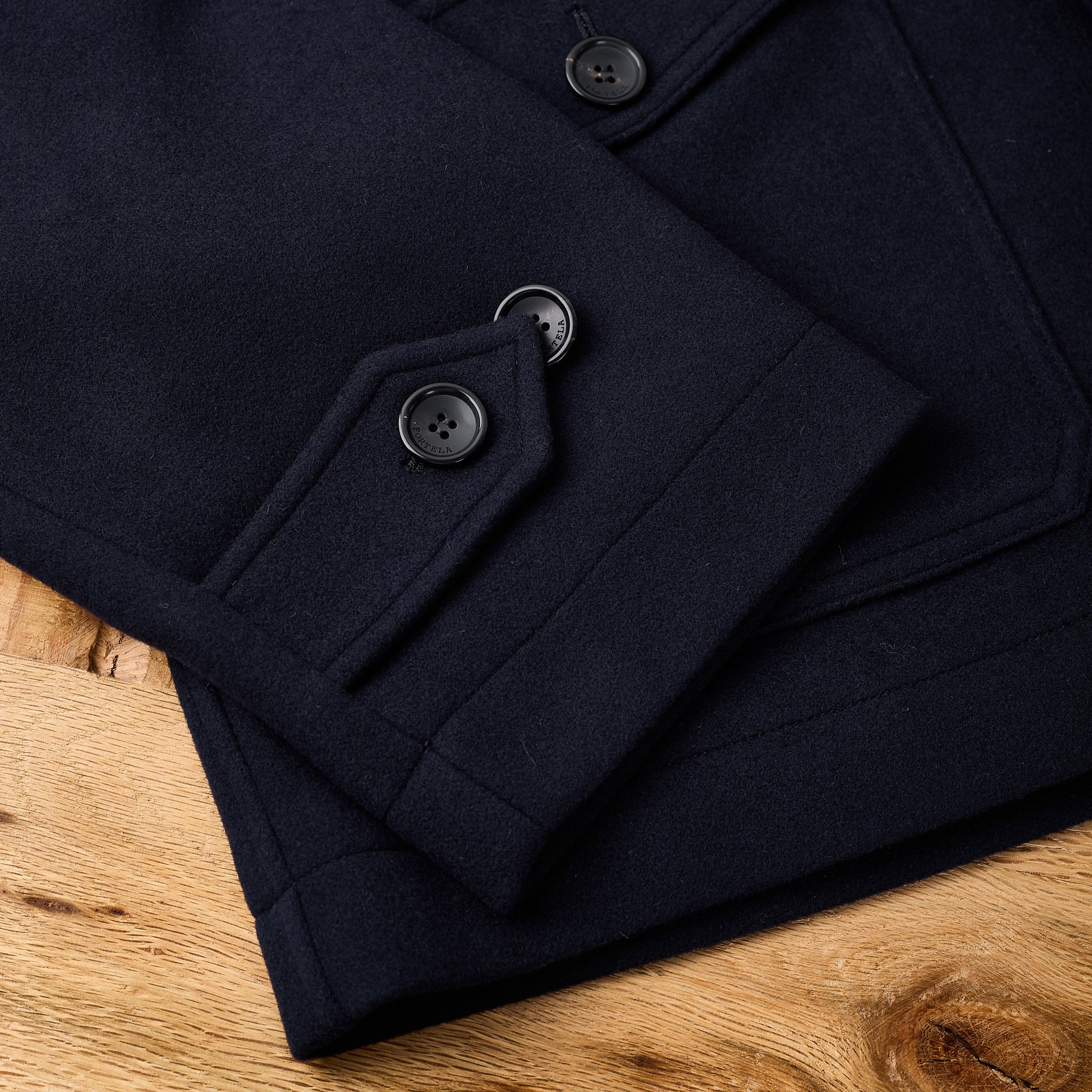 fortela | roger-ma284 superfine wool jacket - blue - Image 6