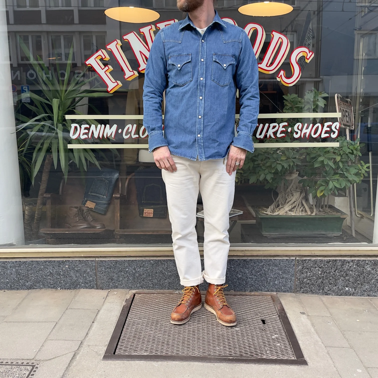 fortela | ntex-00403 d310 denim shirt used wash - Image 4
