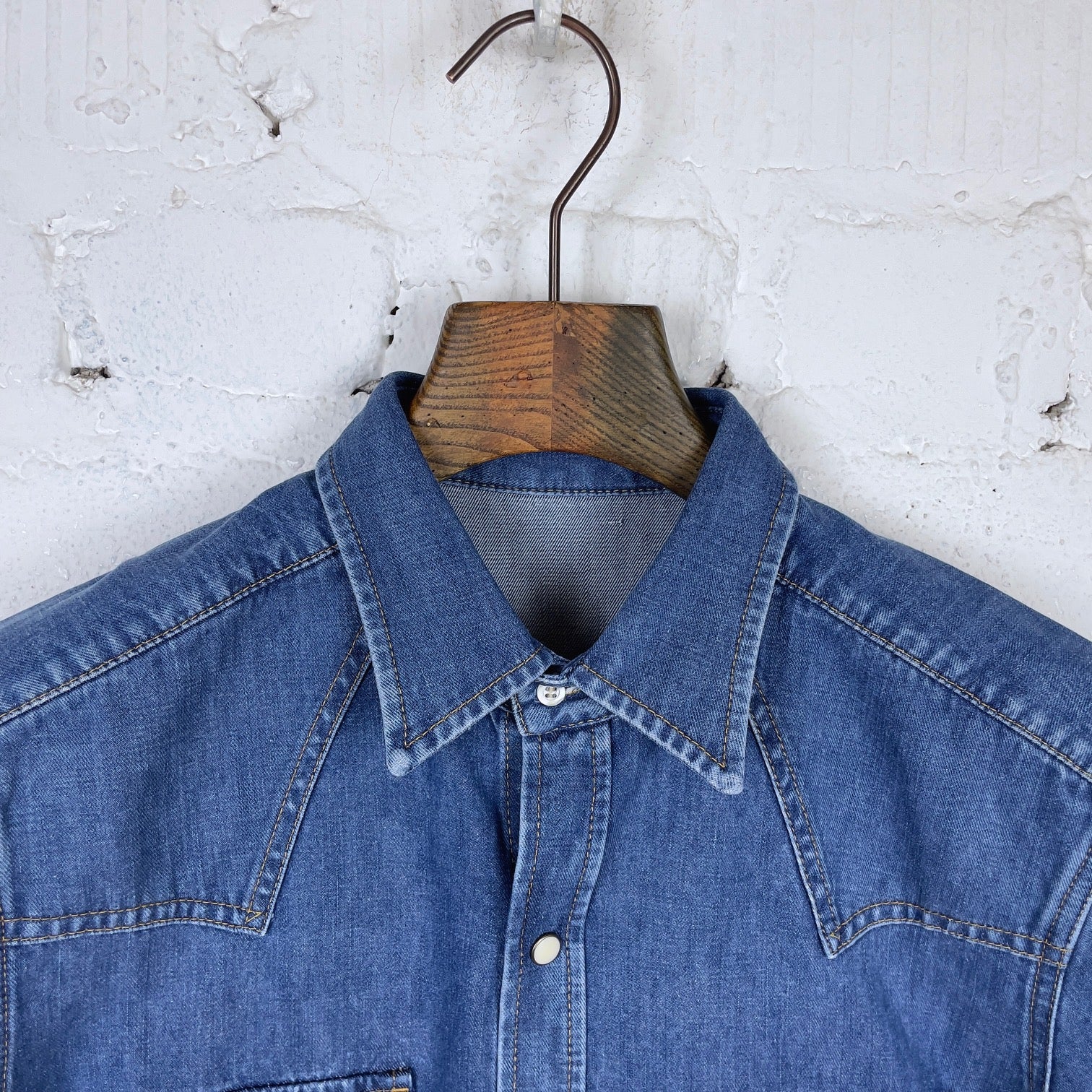 fortela | ntex-00403 d310 denim shirt used wash - Image 5
