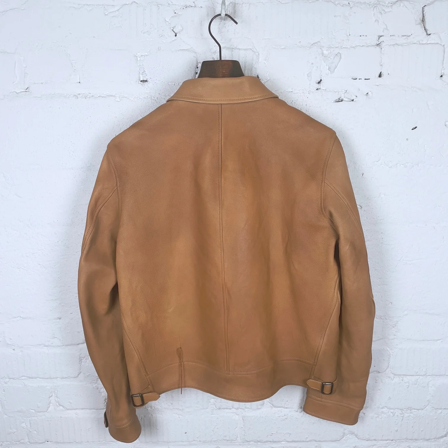 fortela | track cow01 nat leather jacket (unlined) - Image 4
