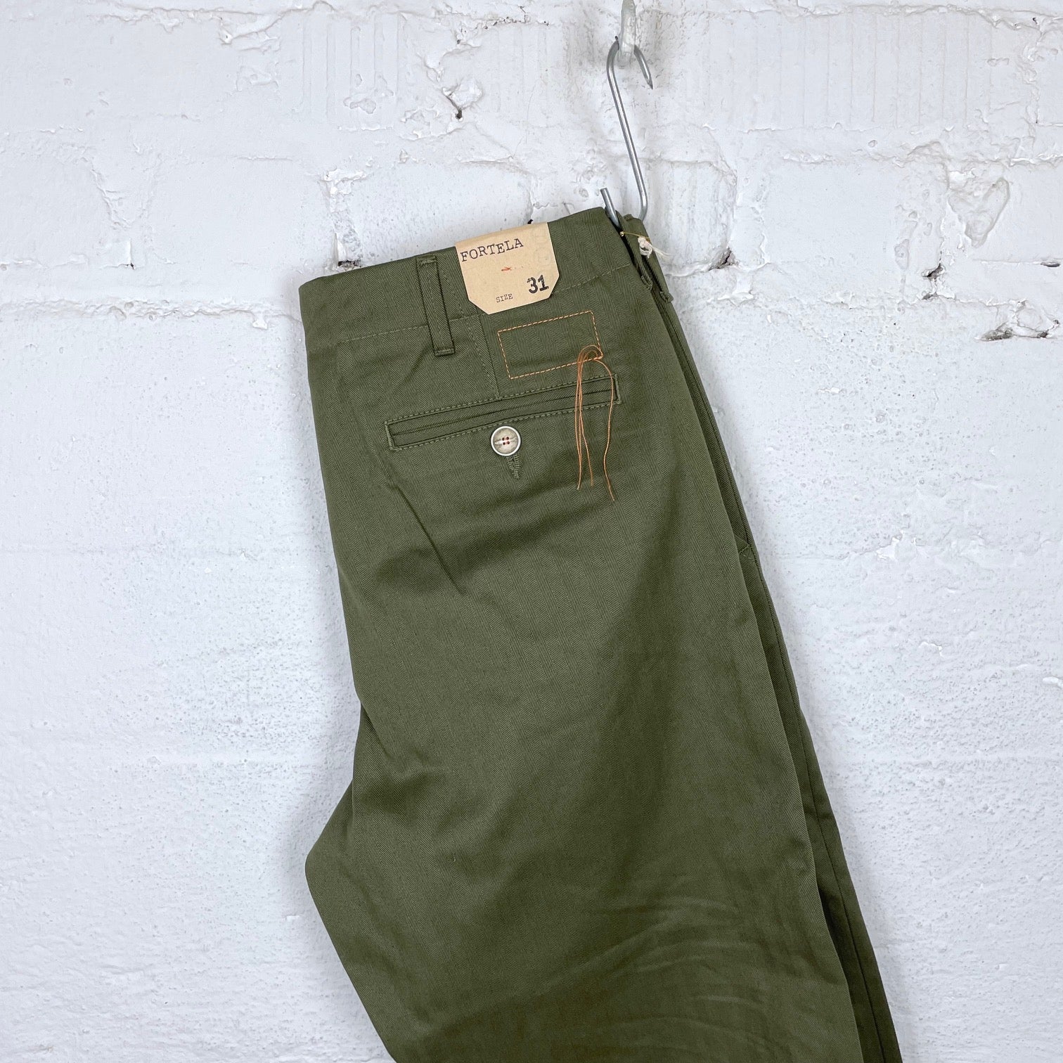 fortela | wallace 00191 green herringbone - Image 4
