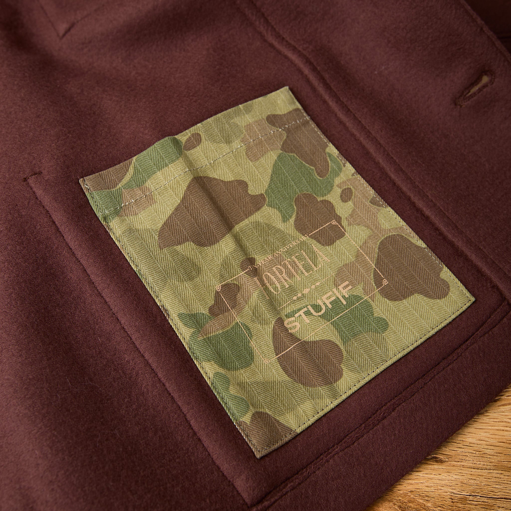 fortela x stuf|f | tristan-ma638 wool jacket 10th anniversary edition - cacao - Image 5