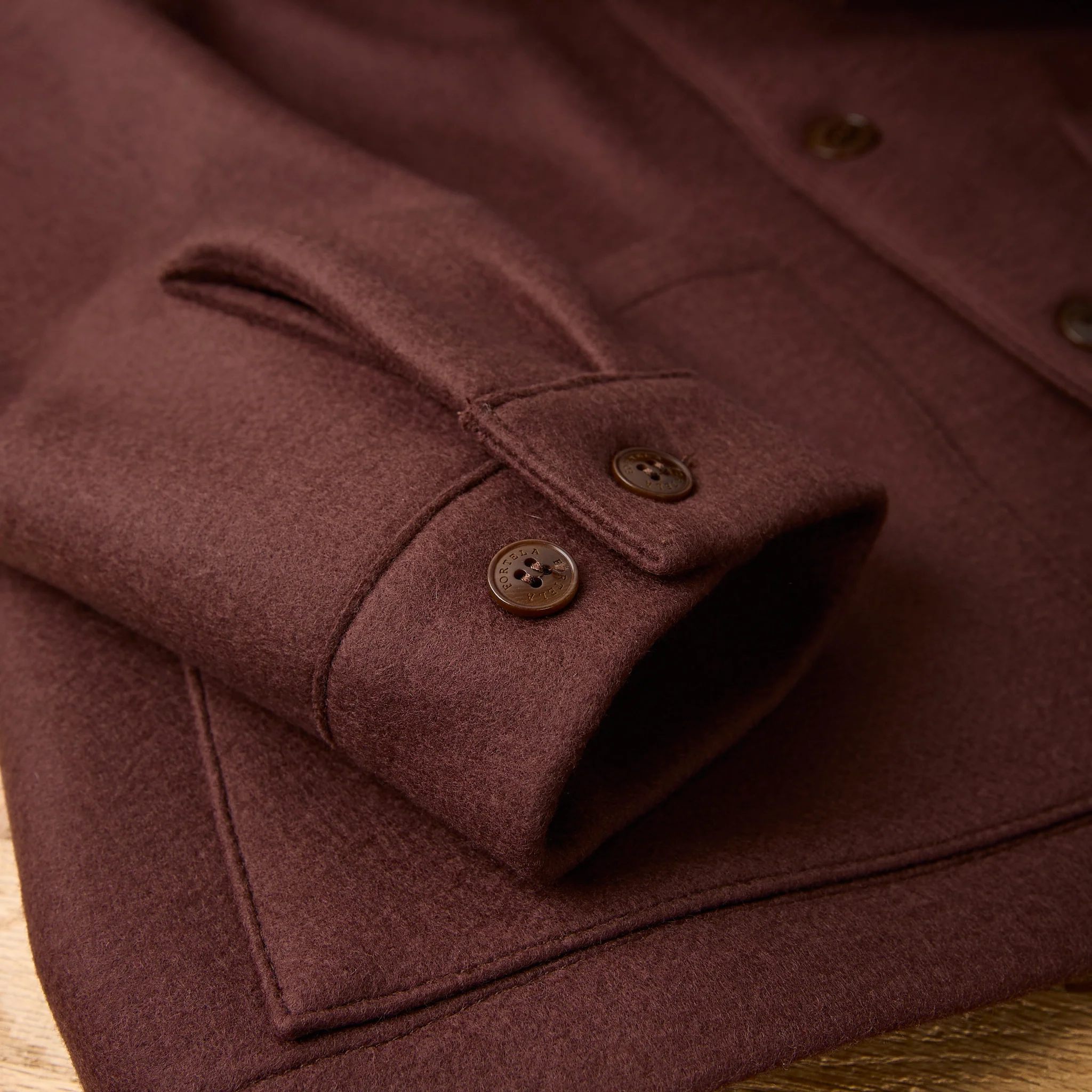fortela x stuf|f | tristan-ma638 wool jacket 10th anniversary edition - cacao - Image 7