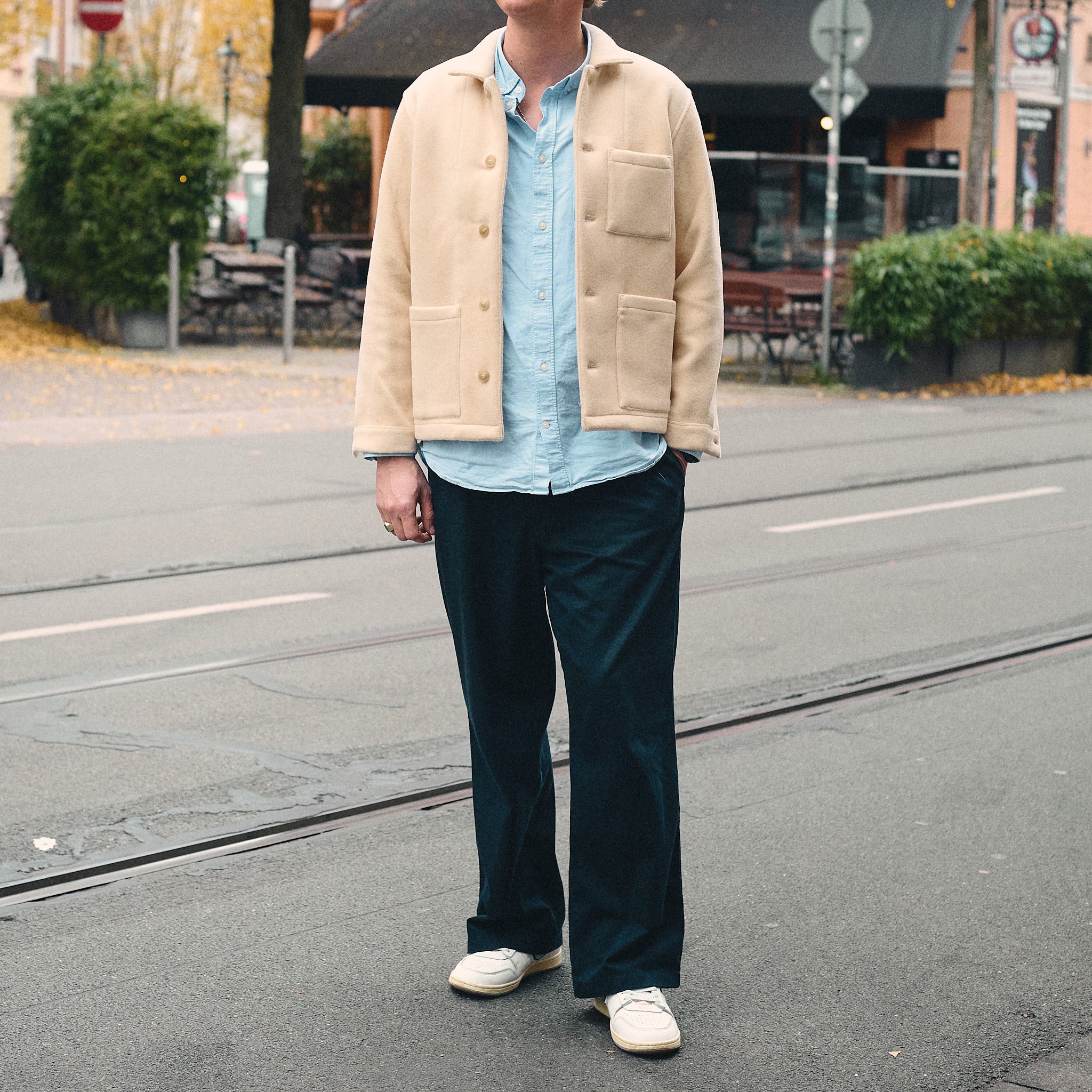 fortela x stuf|f | tristan-ma638 wool jacket 10th anniversary edition - cream - Image 3