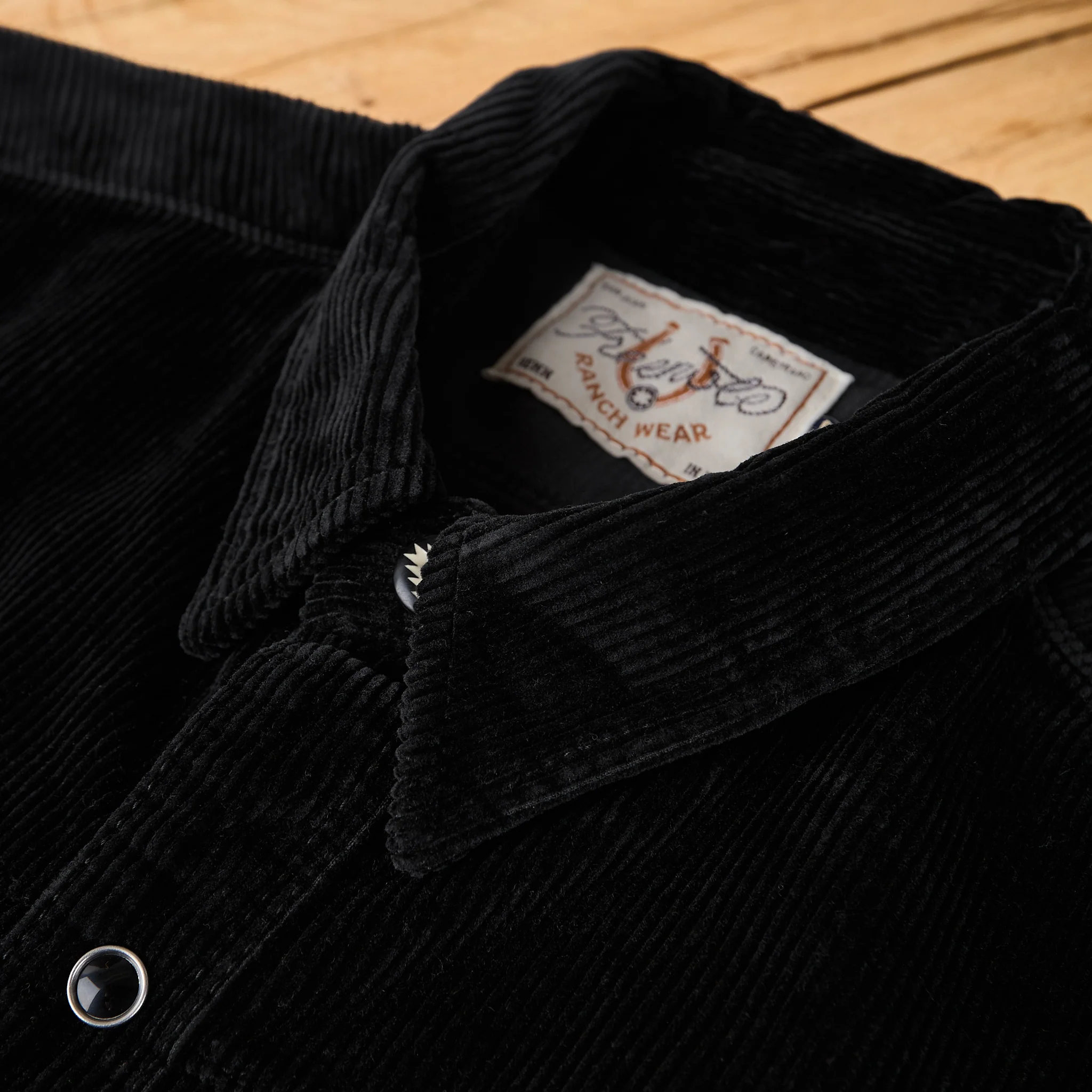 freenote cloth | calico shirt black corduroy - Image 5
