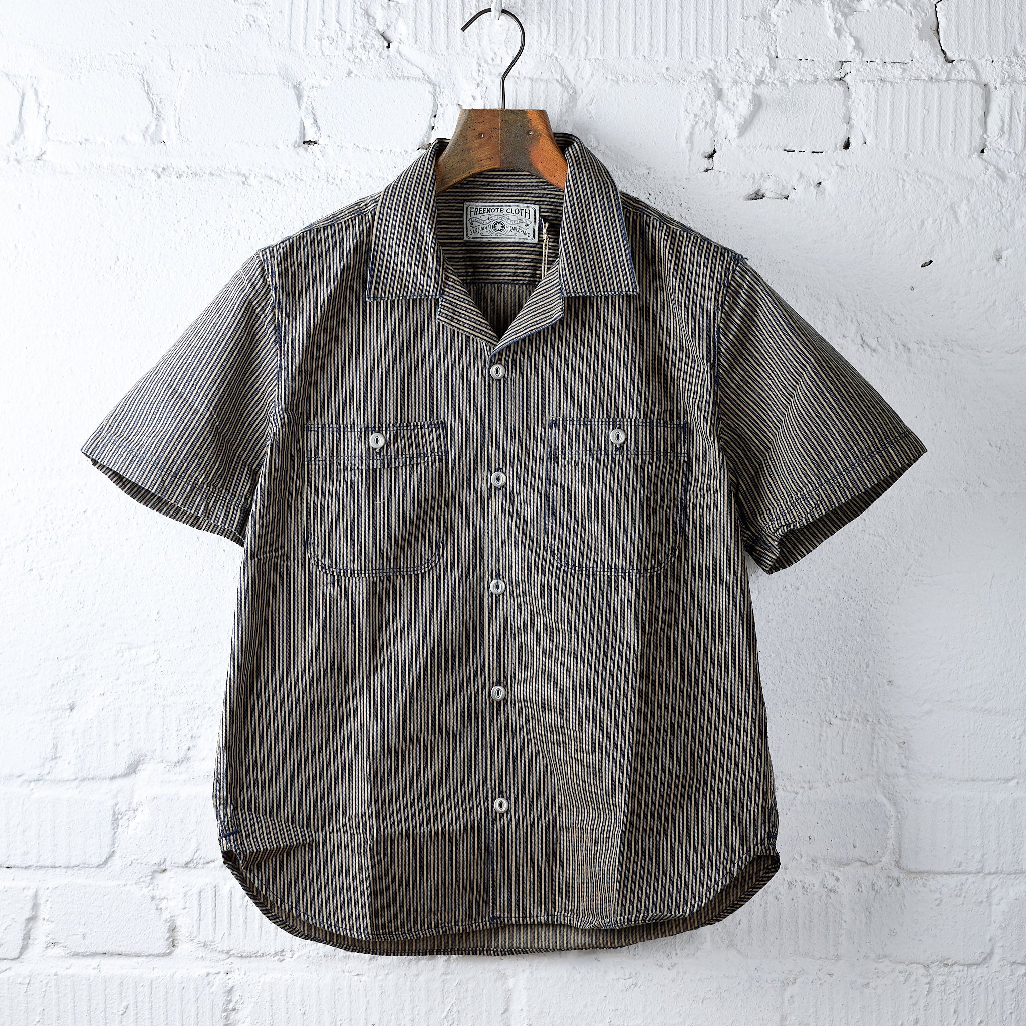 freenote cloth | dayton s/s custom stripe