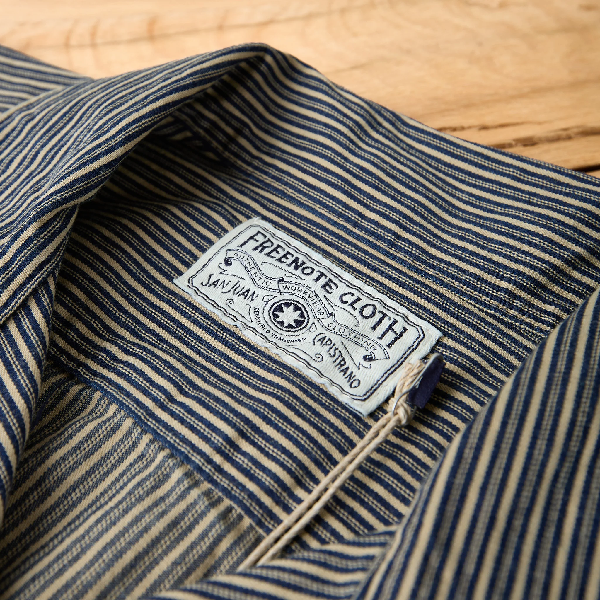 freenote cloth | dayton s/s custom stripe - Image 3