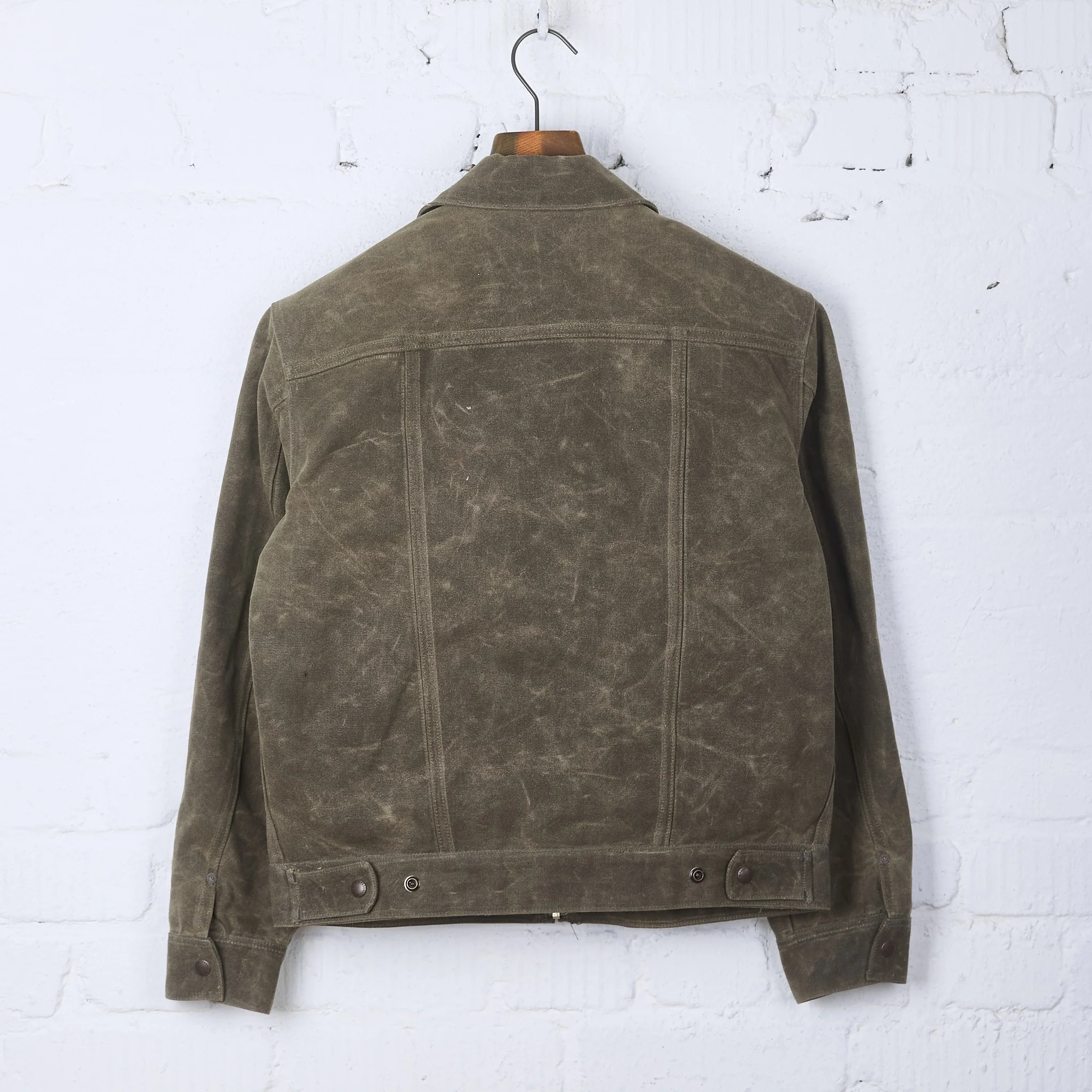 freenote cloth | faro jacket heavy waxed canvas - tobacco - Image 9