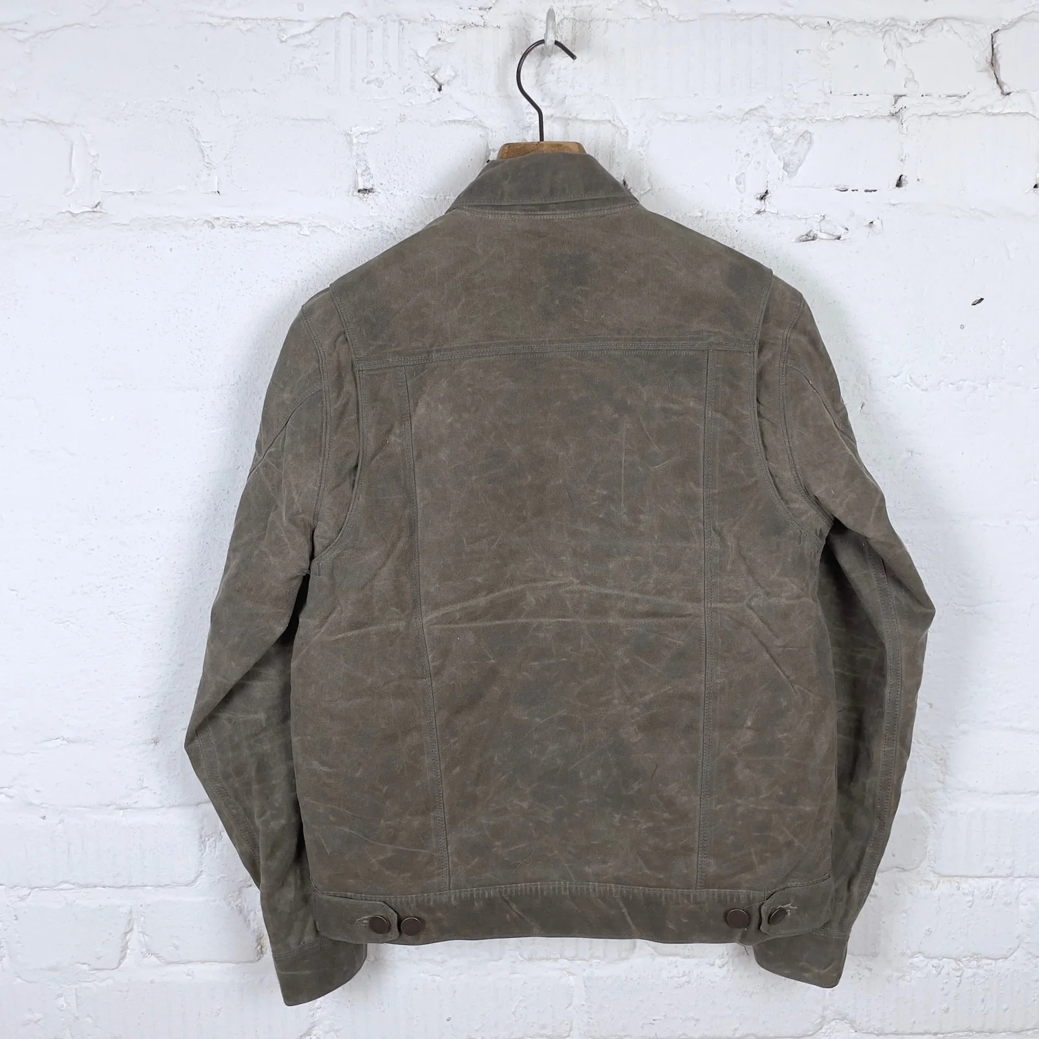 freenote cloth | riders jacket waxed canvas oak - Image 8