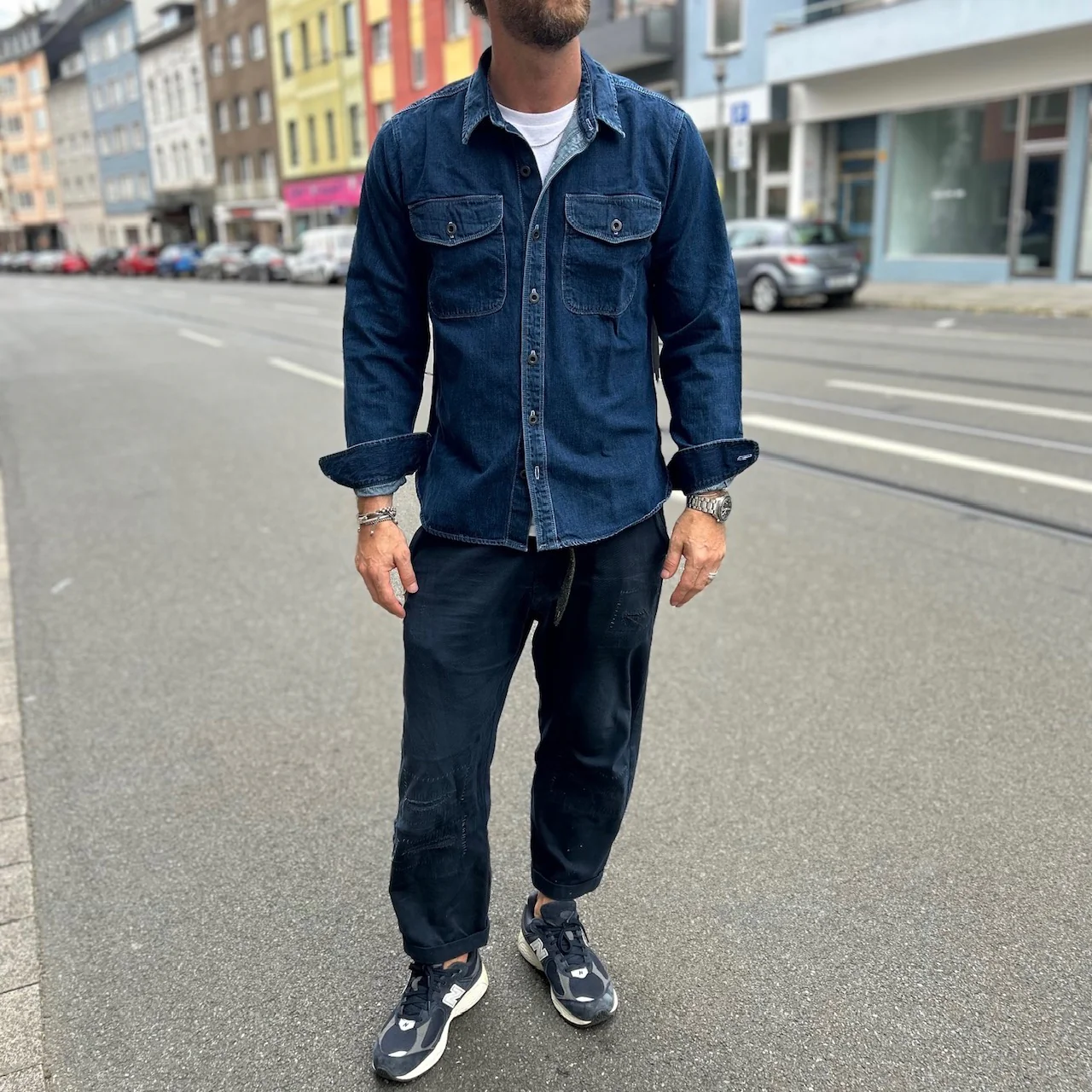 freenote cloth | utility shirt denim - Image 3