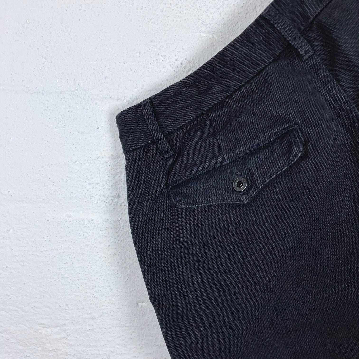 freenote cloth | workers chino slim fit 14oz slub black - Image 5