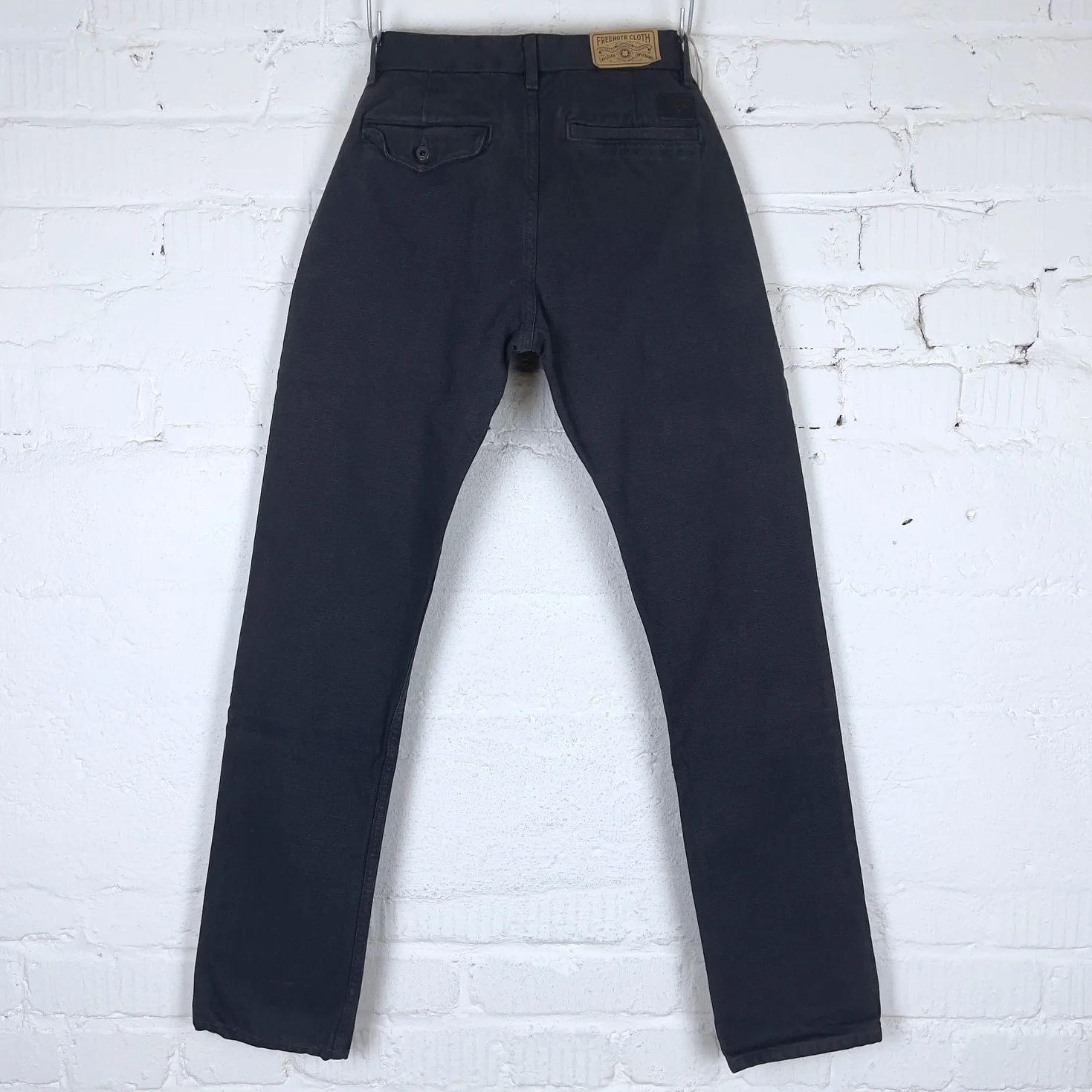 freenote cloth | workers chino slim fit 14oz slub black - Image 6