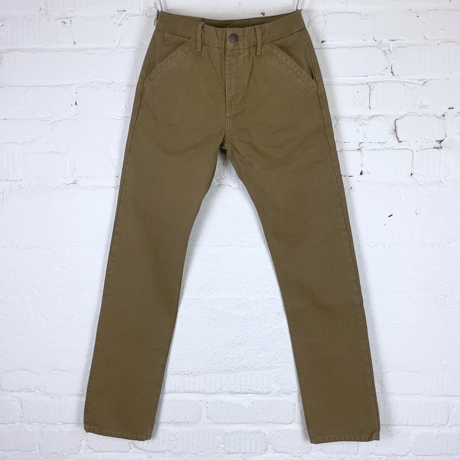 freenote cloth | workers chino slim fit 14oz slub khaki