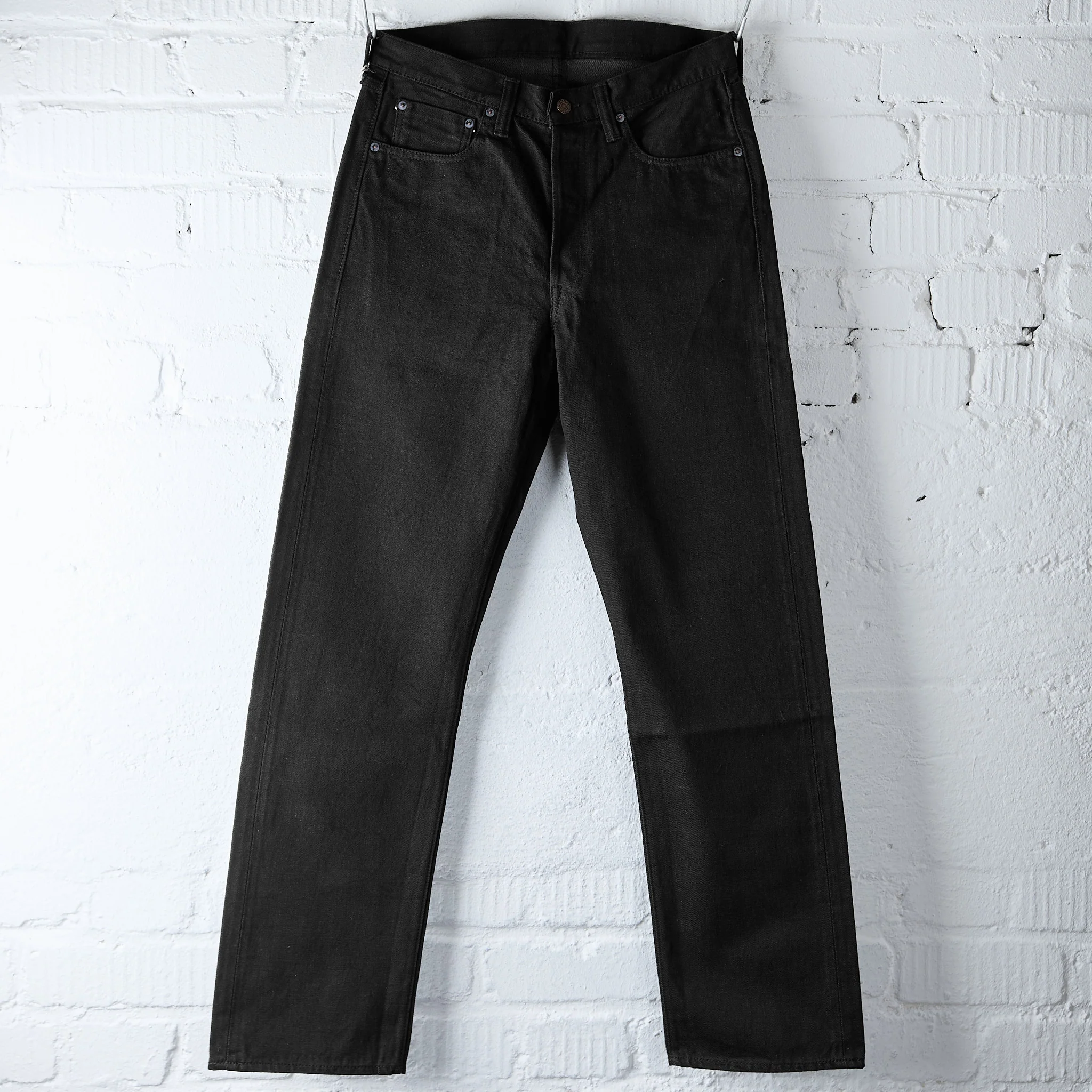 fullcount | 1101bg 13.7oz straight jeans - black/gray