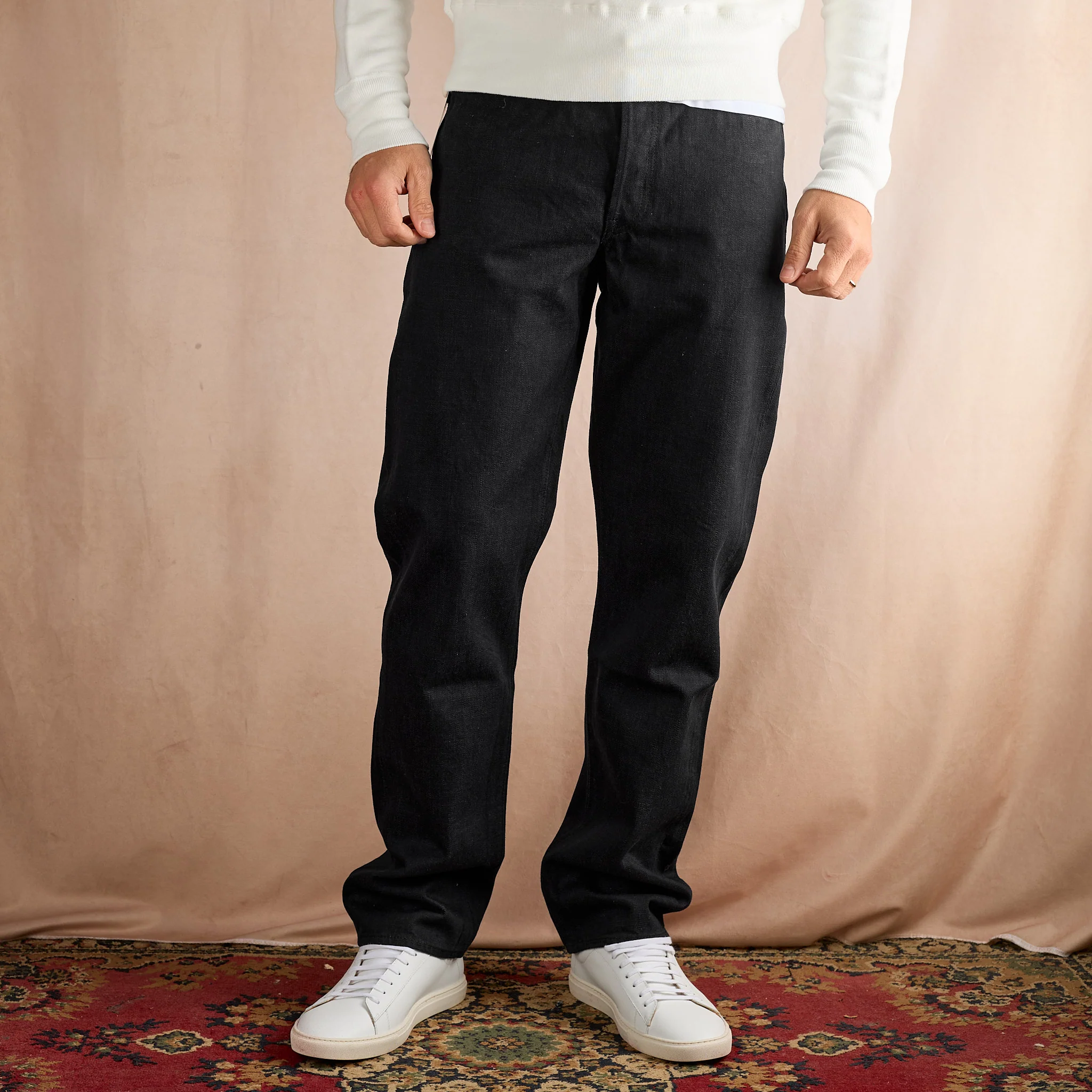 fullcount | 1101bg 13.7oz straight jeans - black/gray - Image 2