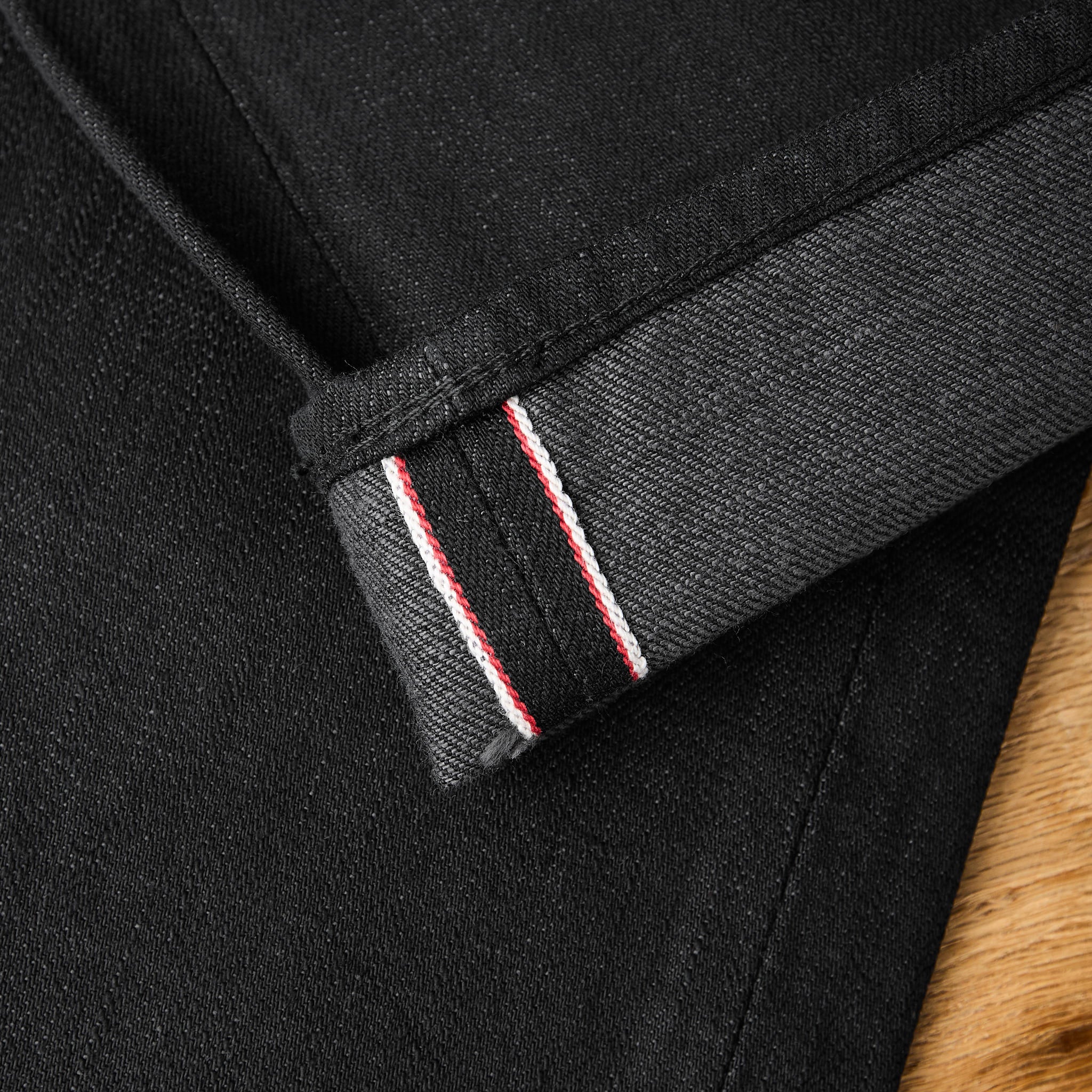 fullcount | 1101bg 13.7oz straight jeans - black/gray - Image 7