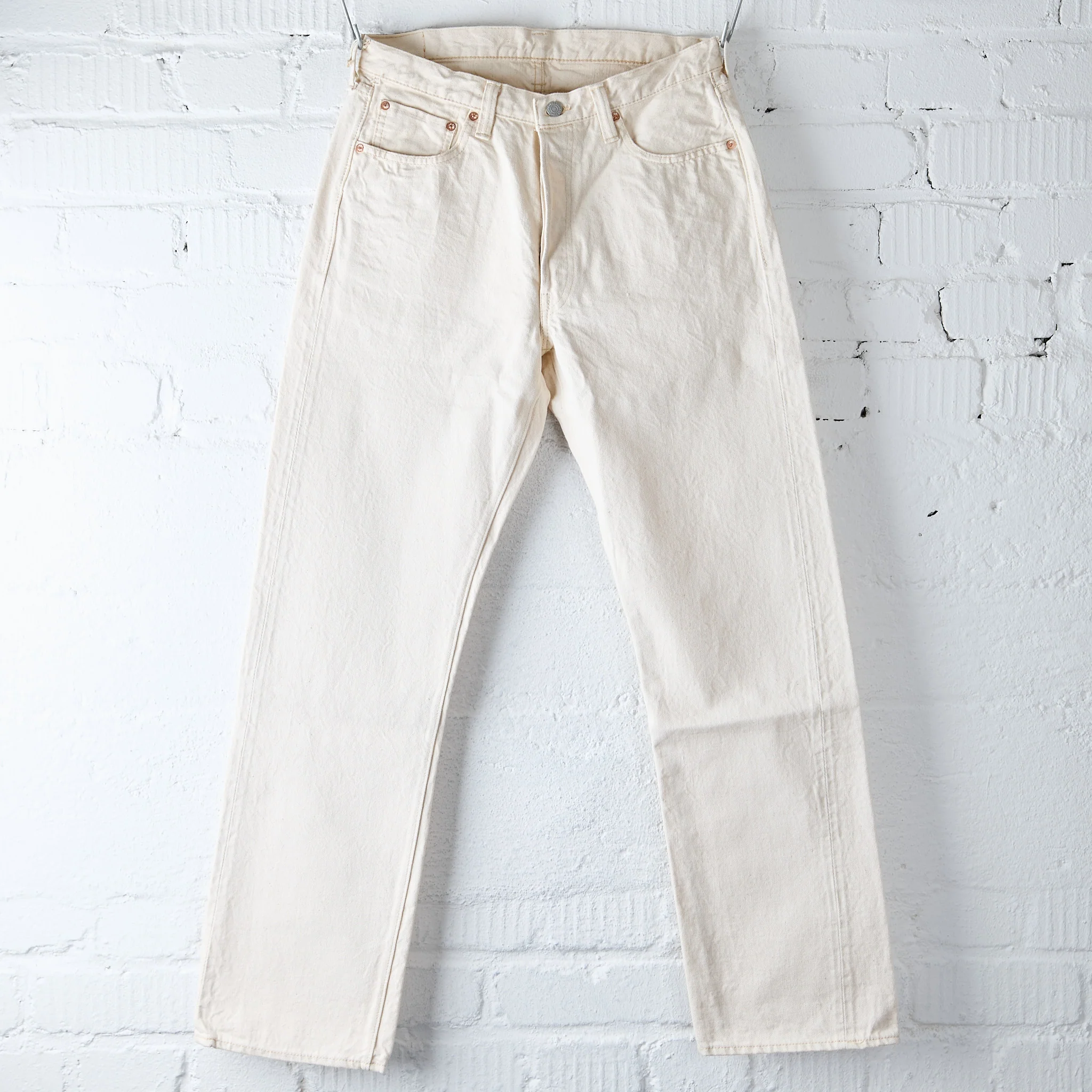 fullcount | 1101ec 13.7oz straight jeans - ecru