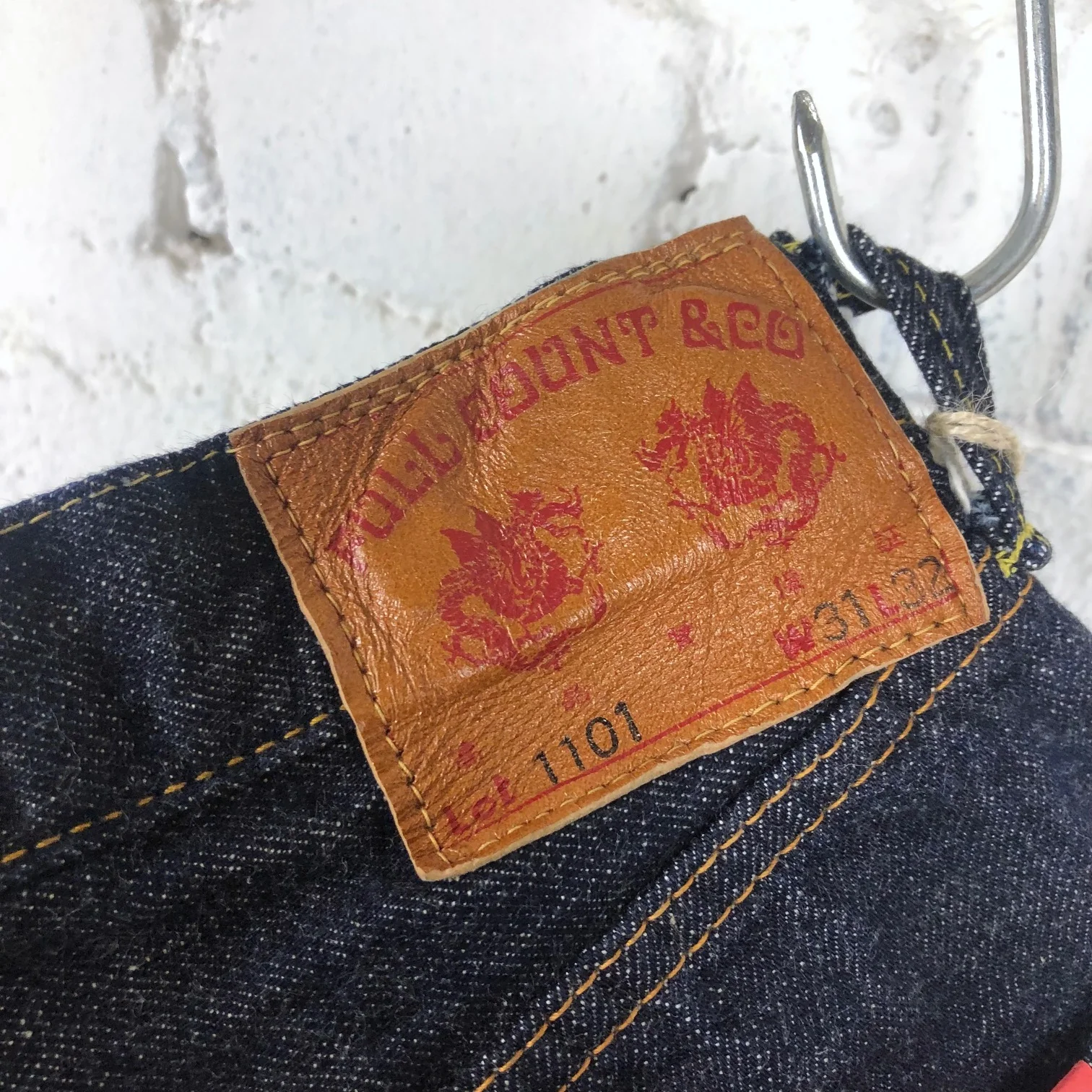fullcount | 1101w 13.7oz straight jeans - Image 7