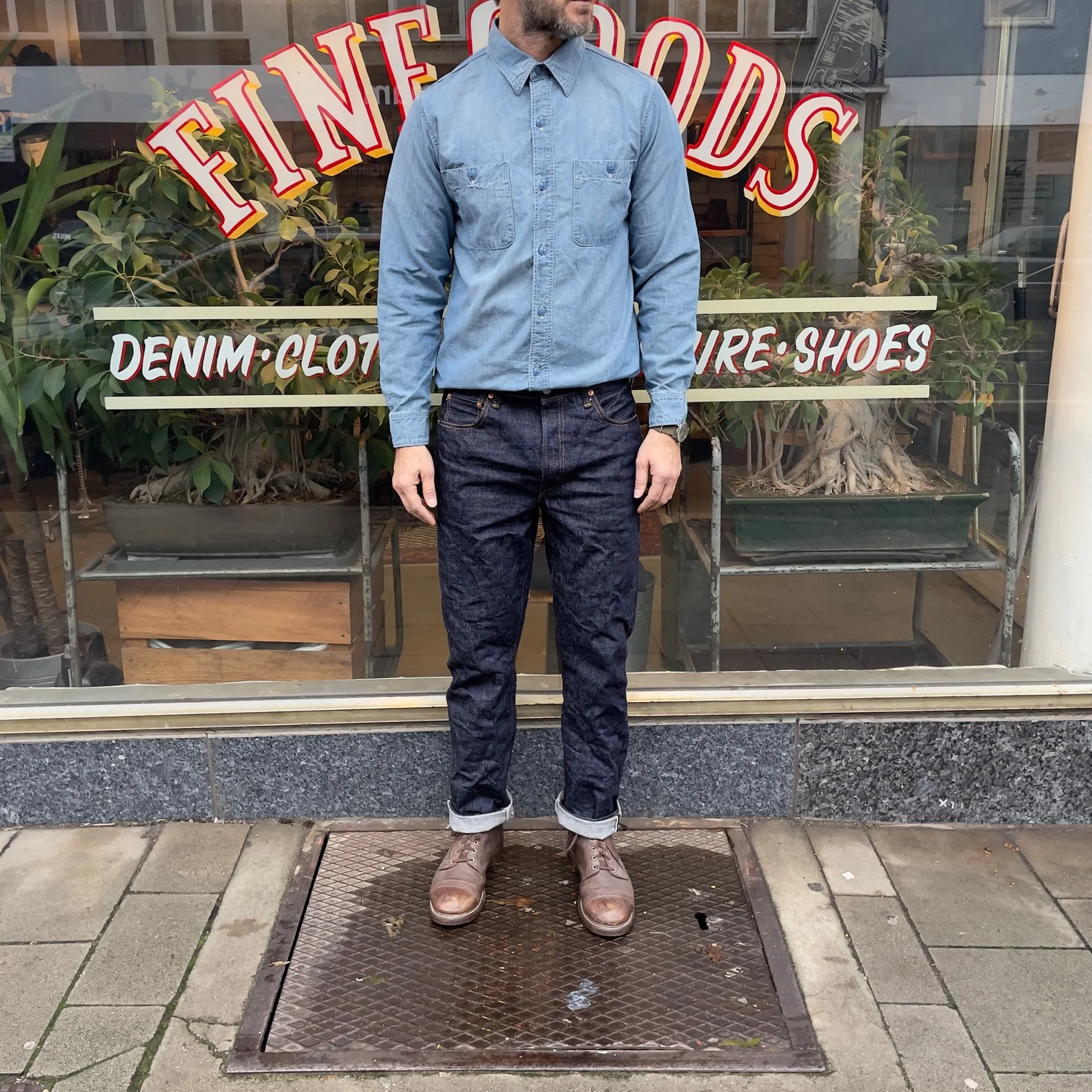 fullcount | 1103 13.7oz clean straight jeans - Image 2