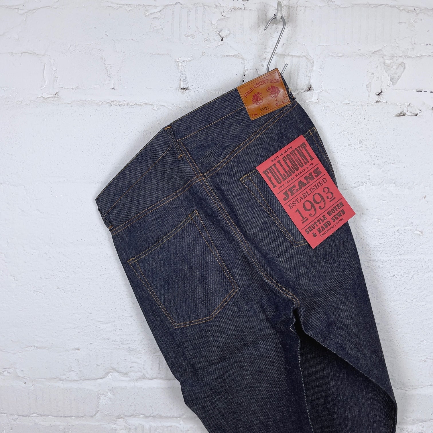 fullcount | 1103 13.7oz clean straight jeans - Image 5