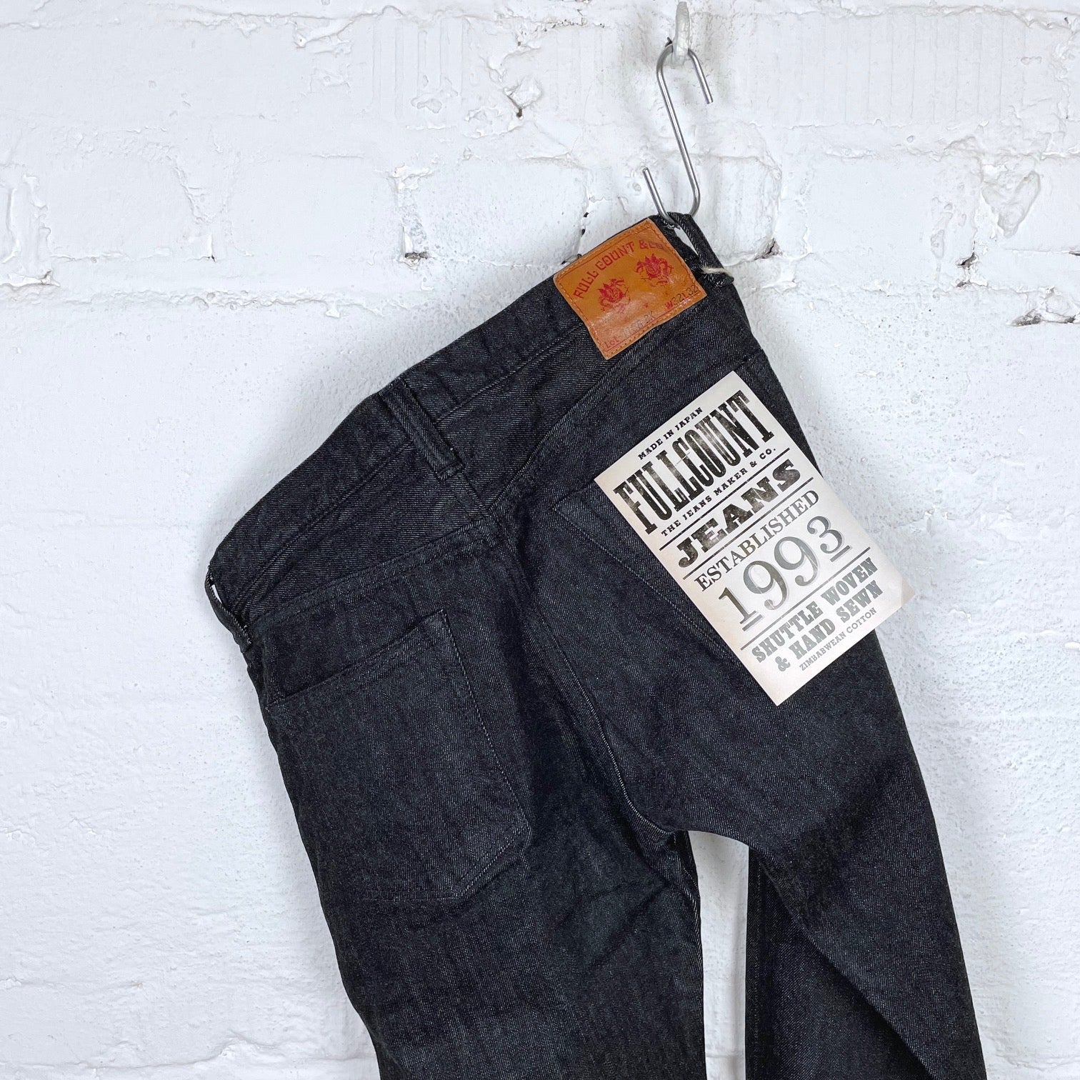 fullcount | 1108bk slim straight black selvedge denim - Image 4