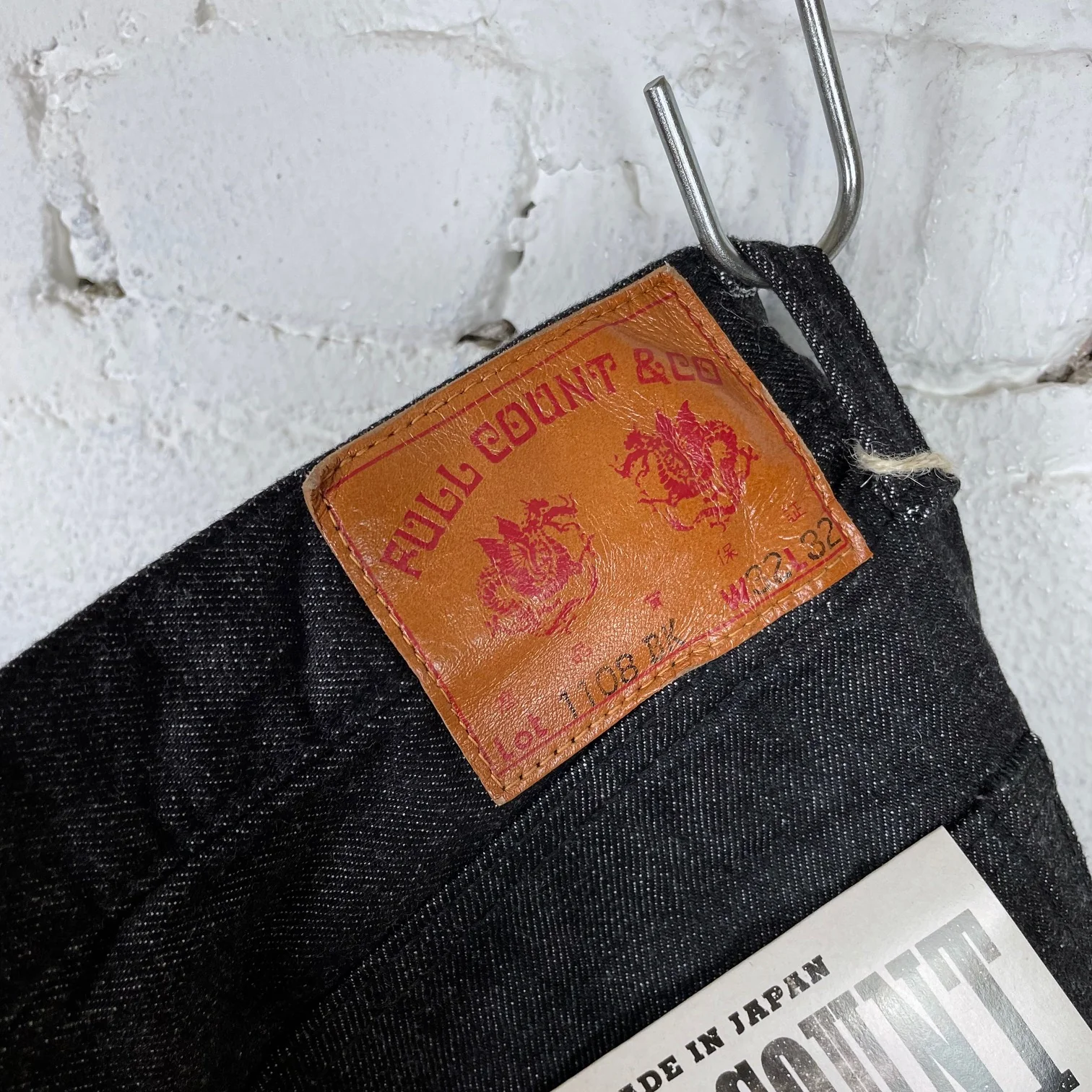 fullcount | 1108bk slim straight black selvedge denim - Image 6
