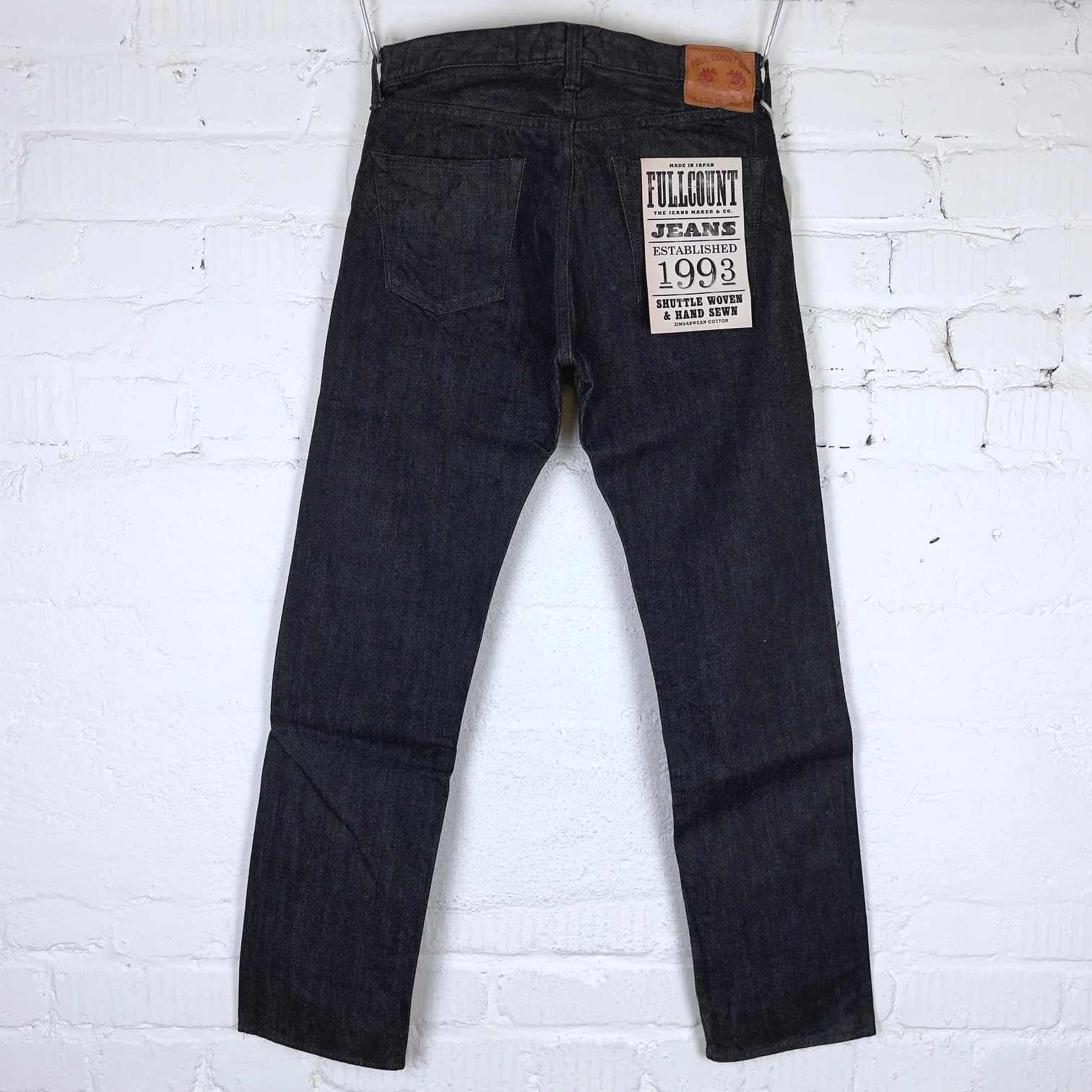 fullcount | 1108bk slim straight black selvedge denim - Image 8
