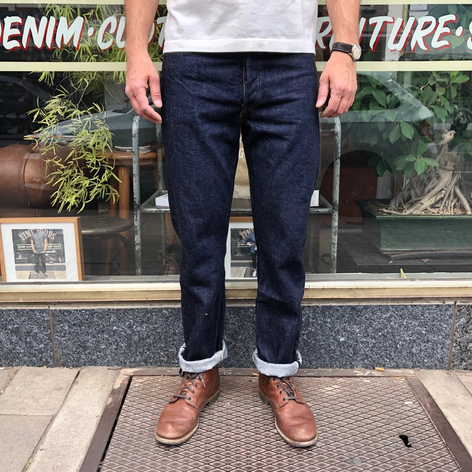 fullcount | 1108w 13.7oz slim straight jeans - Image 3