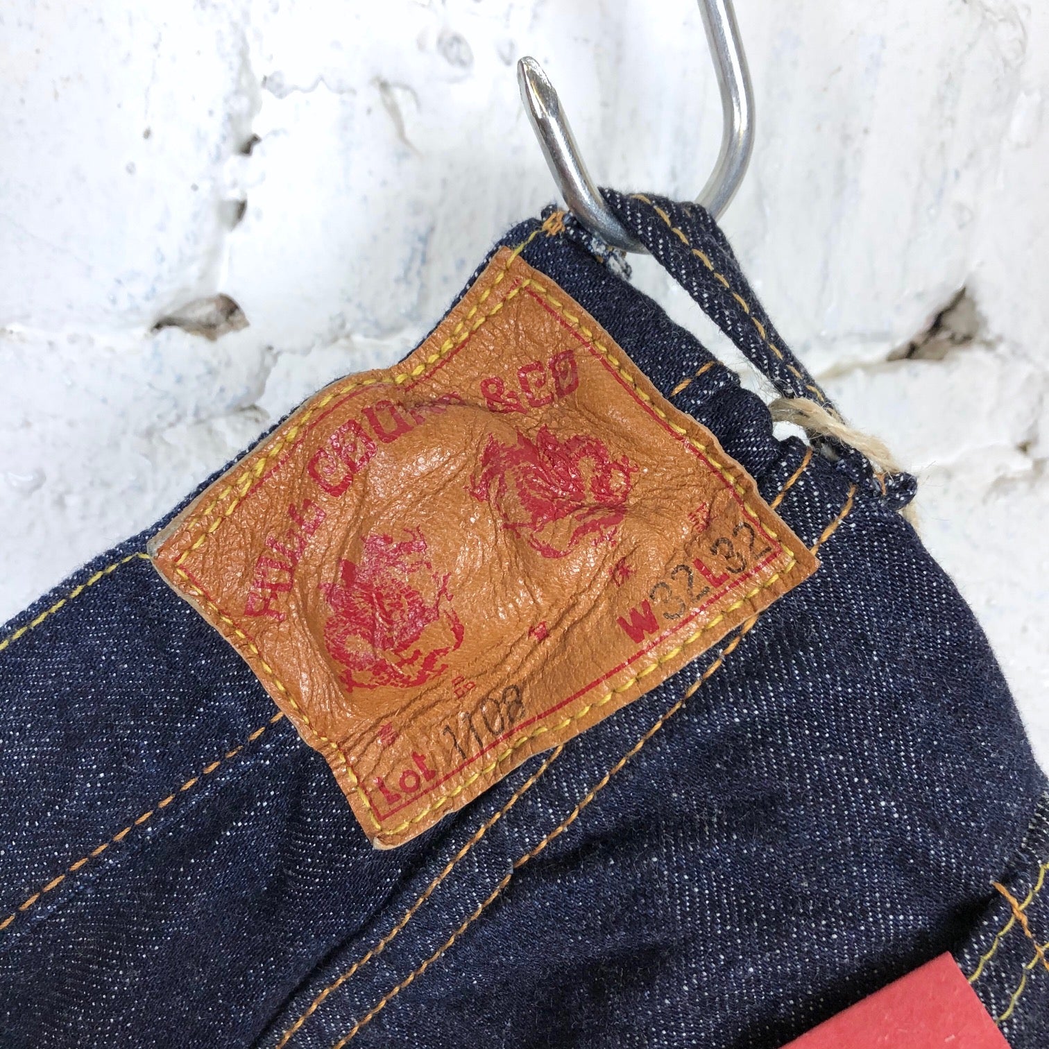 fullcount | 1108w 13.7oz slim straight jeans - Image 6