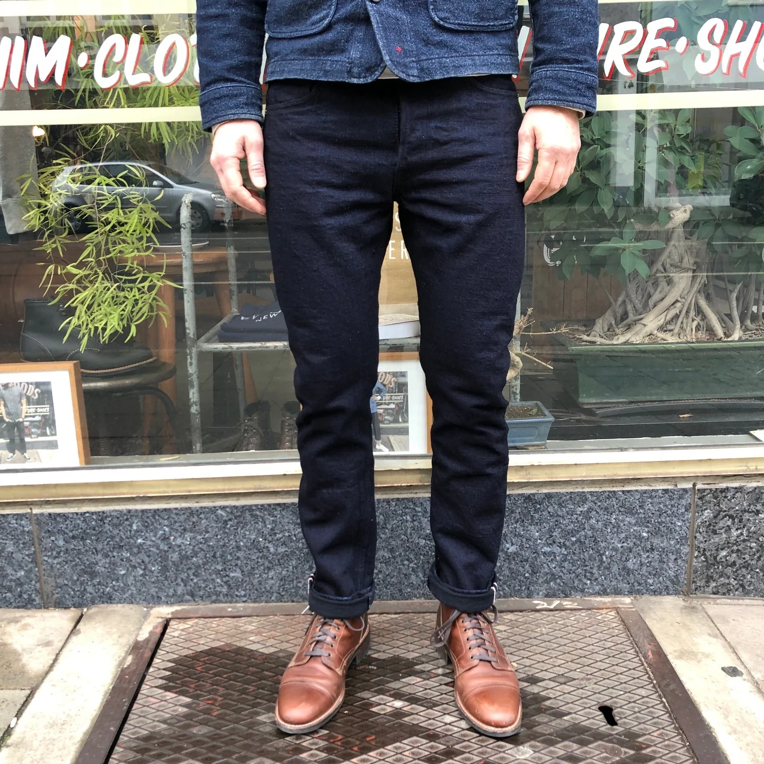 fullcount | 1109srb slim indigo x black jeans - Image 3