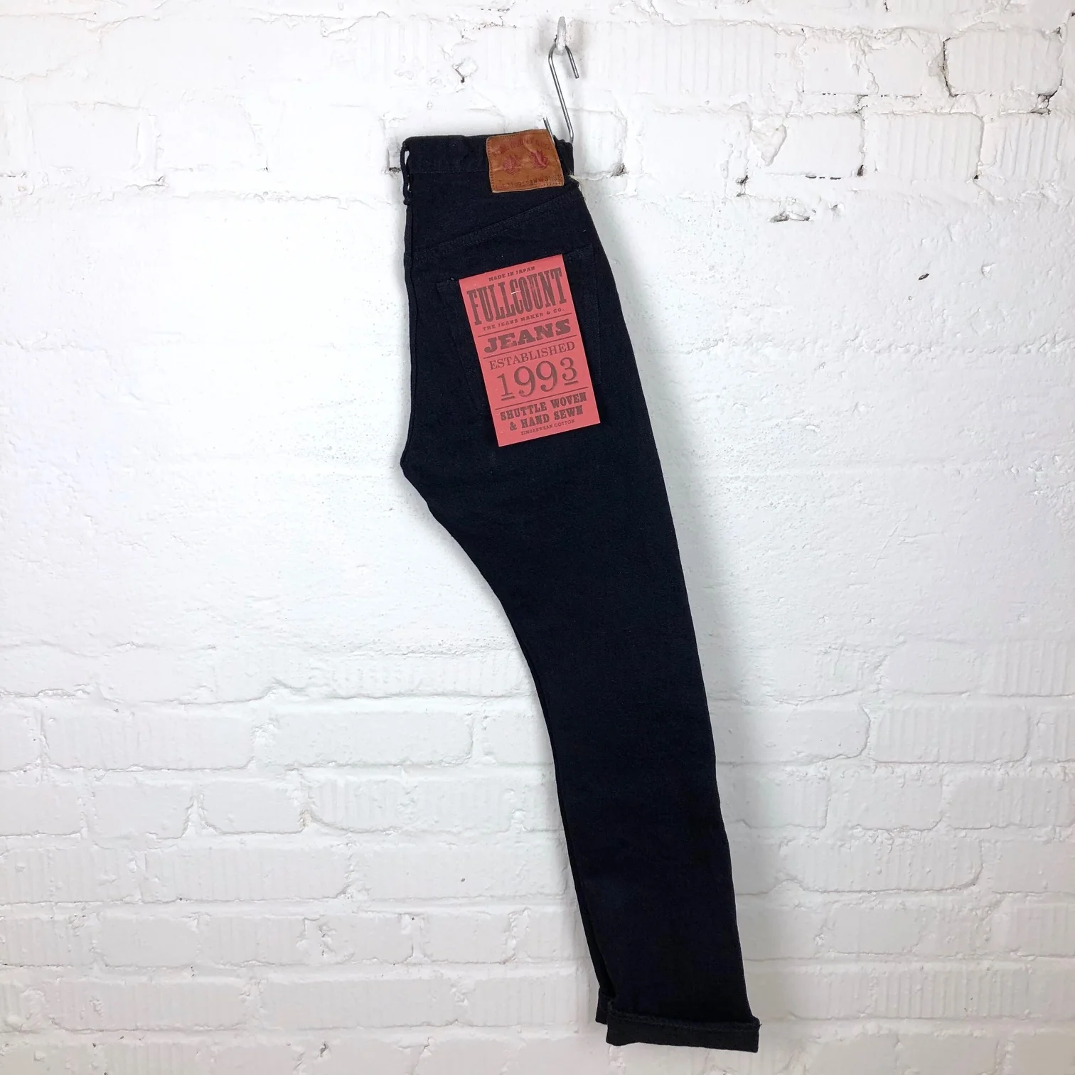 fullcount | 1109srb slim indigo x black jeans - Image 4