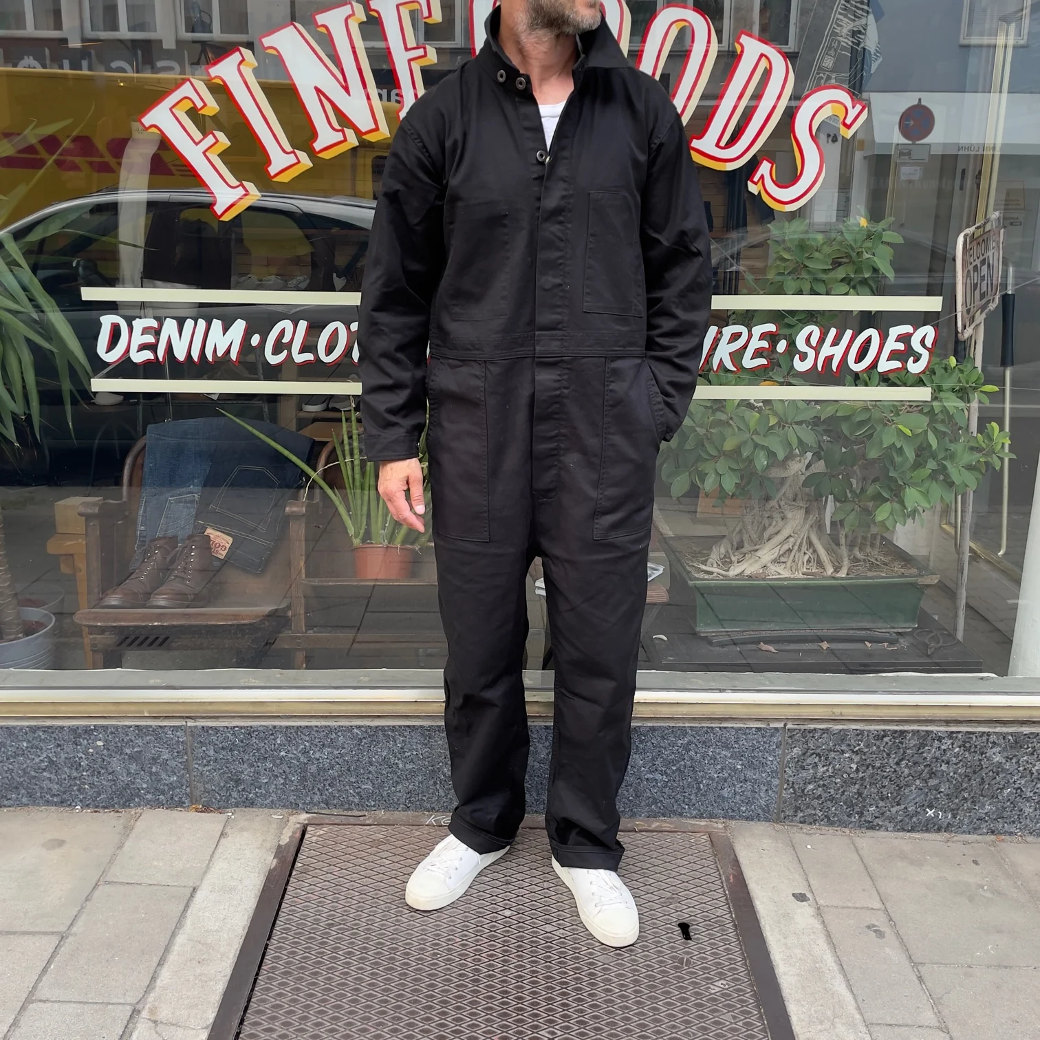 fullcount | 1132-2 old serge engineer overalls black - Image 2