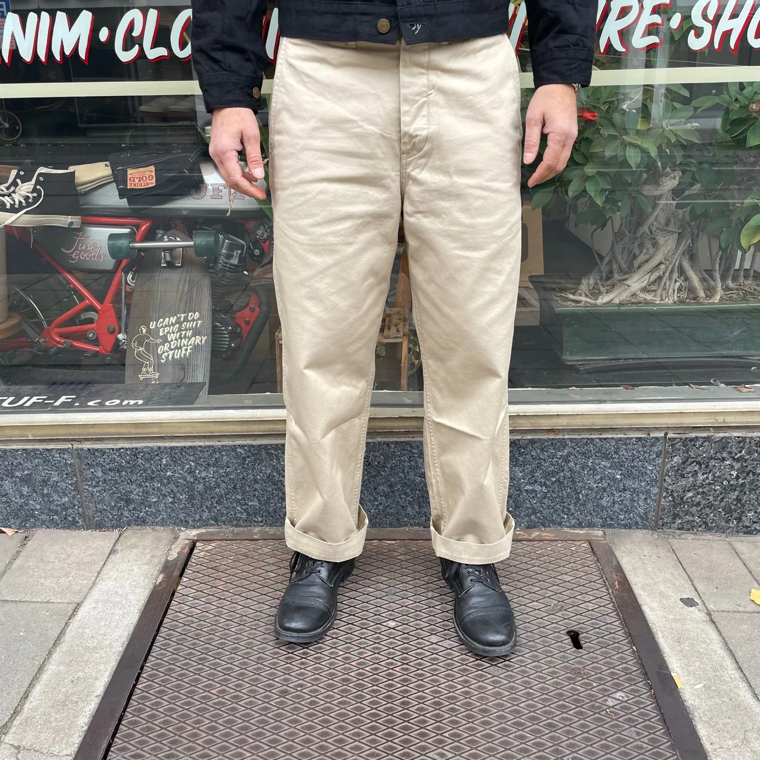 fullcount | 1201 u.s army chino 41 khaki - khaki - Image 4