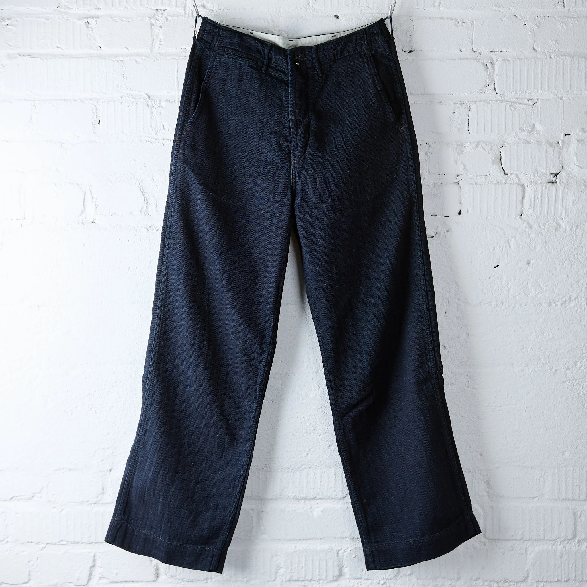 fullcount | 1201he u.s. army chino 41 - indigo herringbone