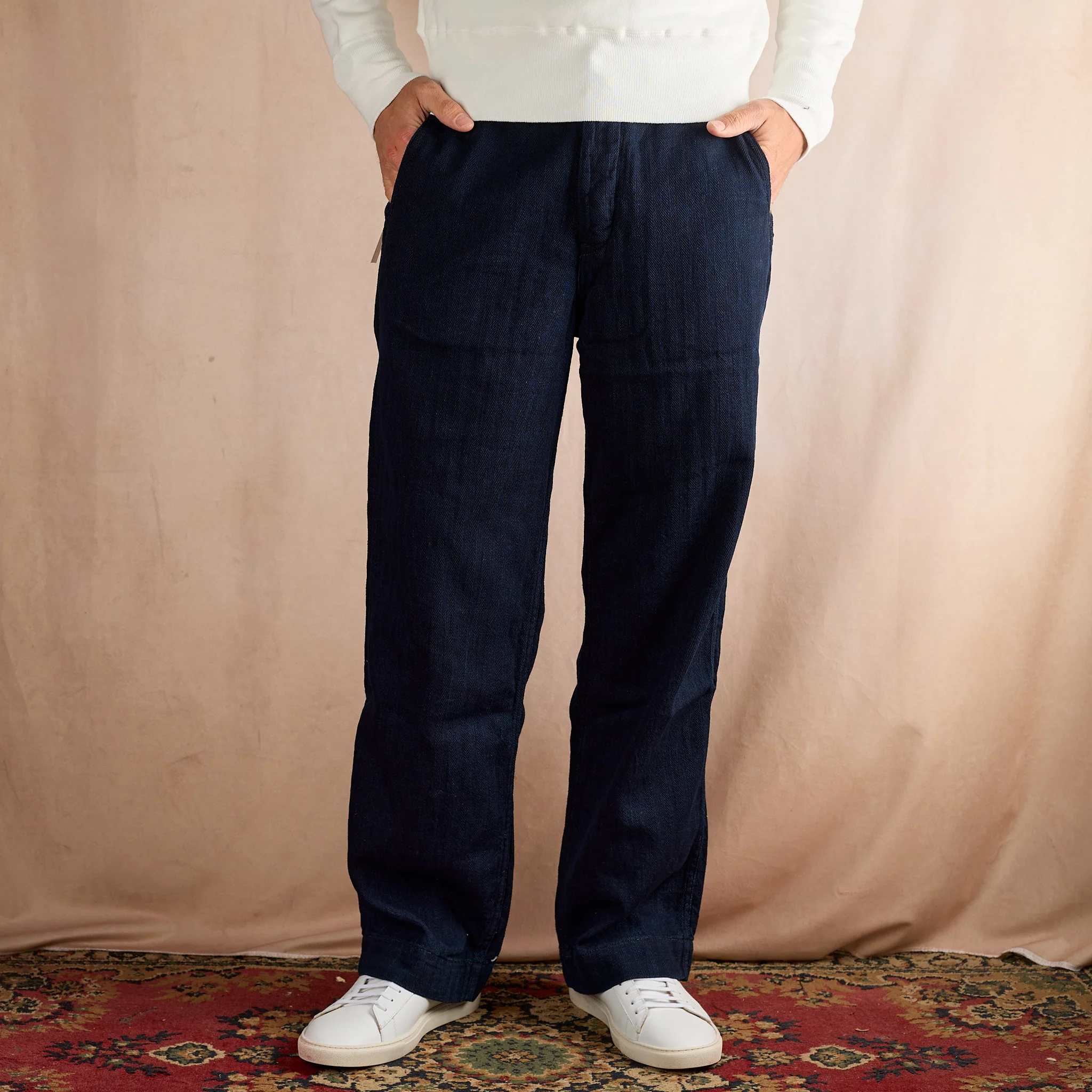 fullcount | 1201he u.s. army chino 41 - indigo herringbone - Image 2