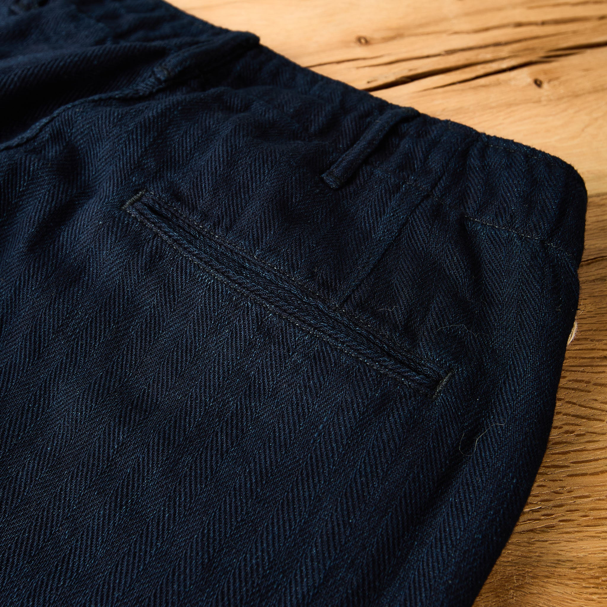fullcount | 1201he u.s. army chino 41 - indigo herringbone - Image 6