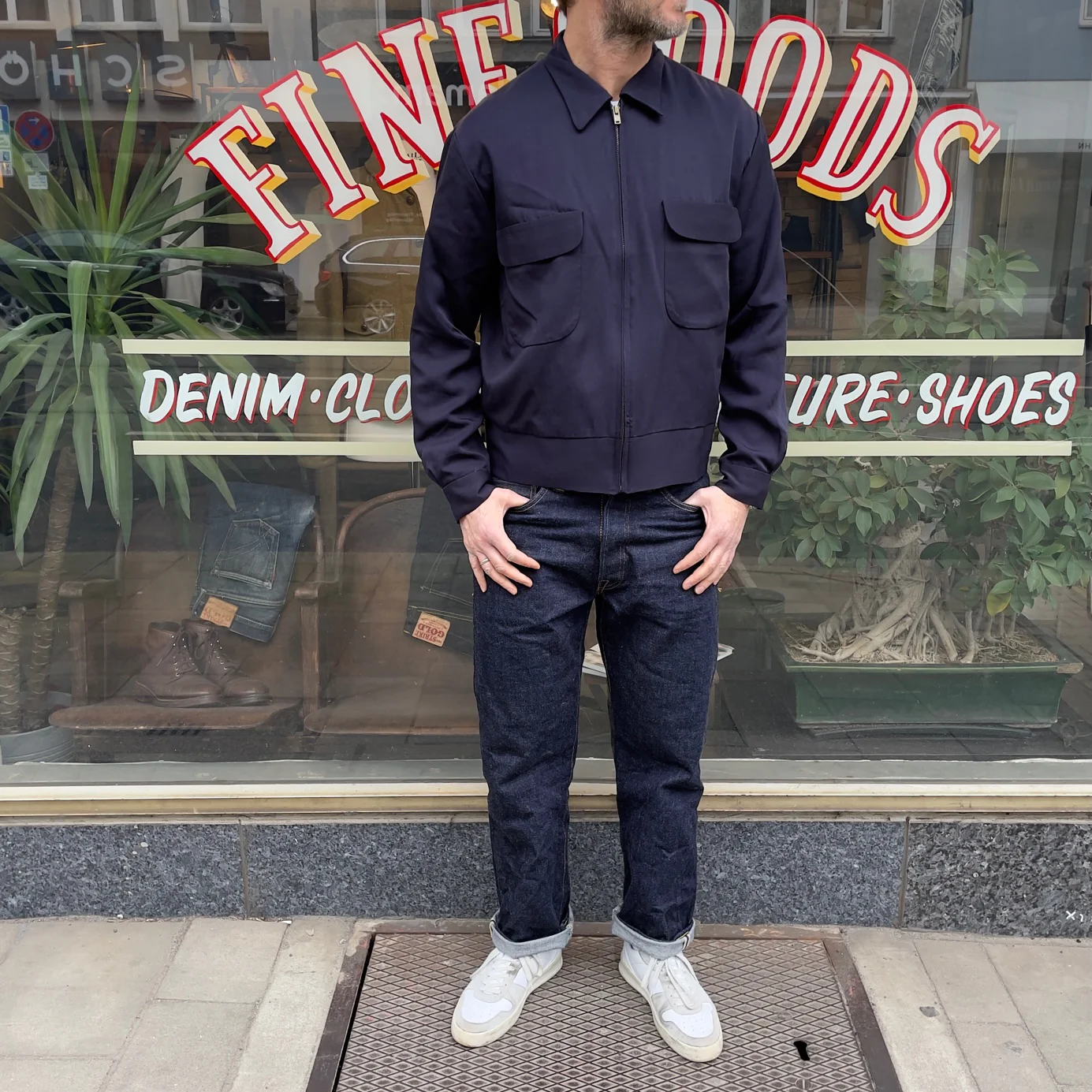 fullcount | 2028p gabardine jacket navy - Image 3