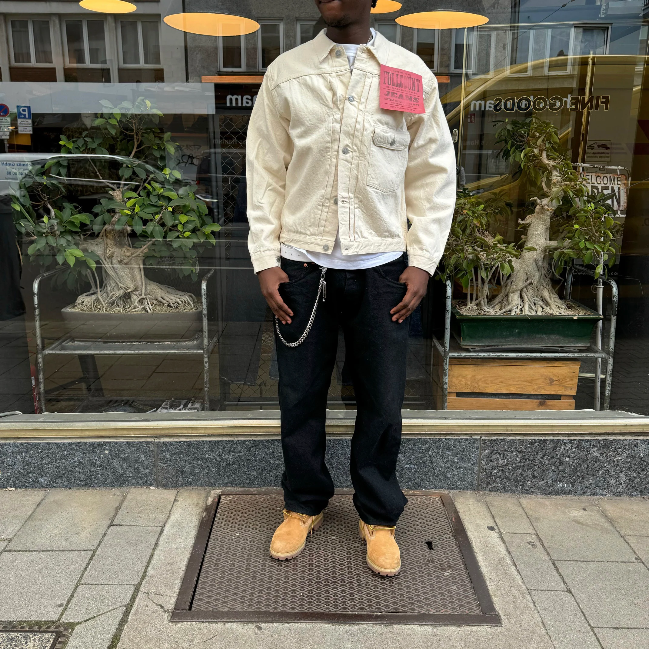 fullcount | 2107ec type 1 denim jacket ecru - Image 2