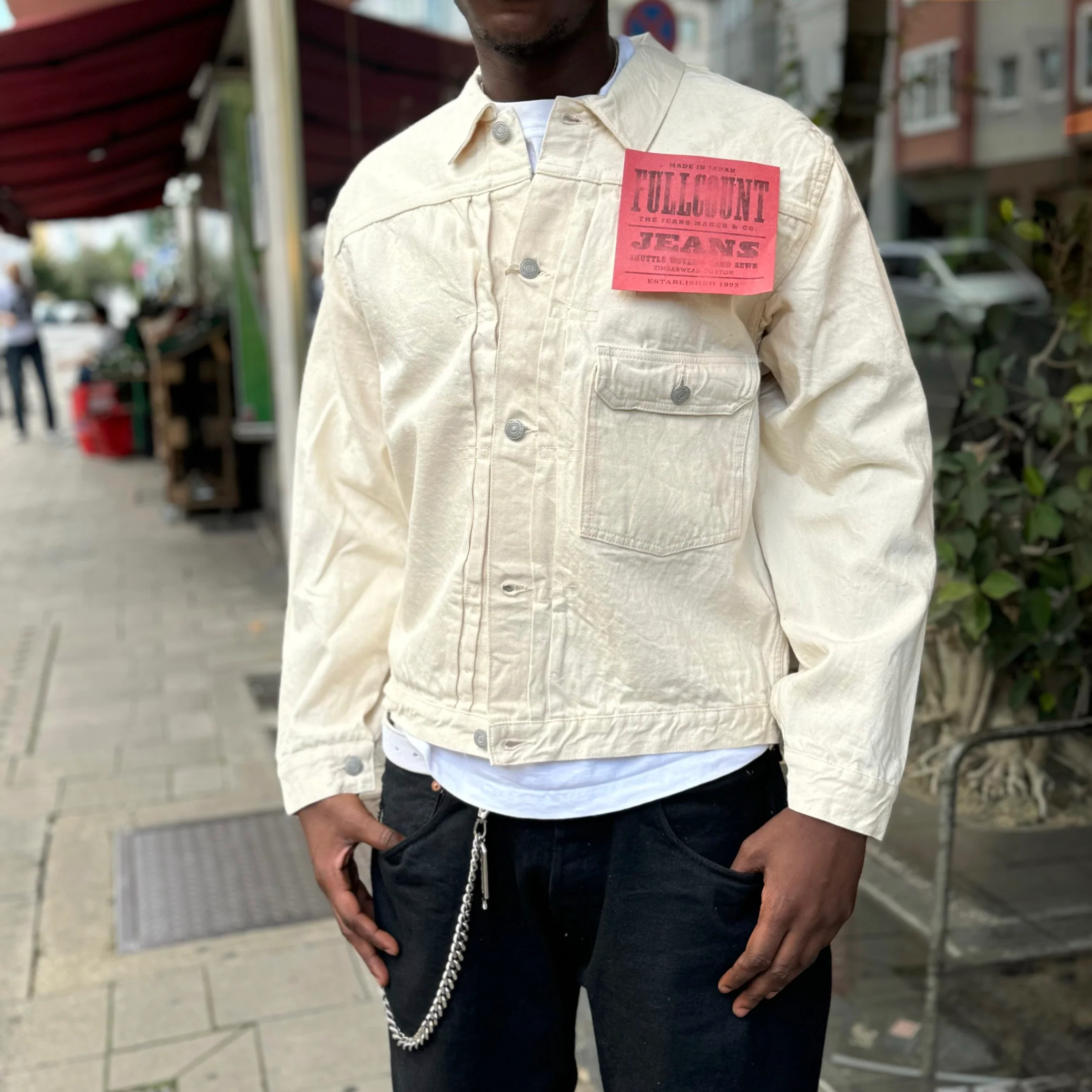 fullcount | 2107ec type 1 denim jacket ecru - Image 3