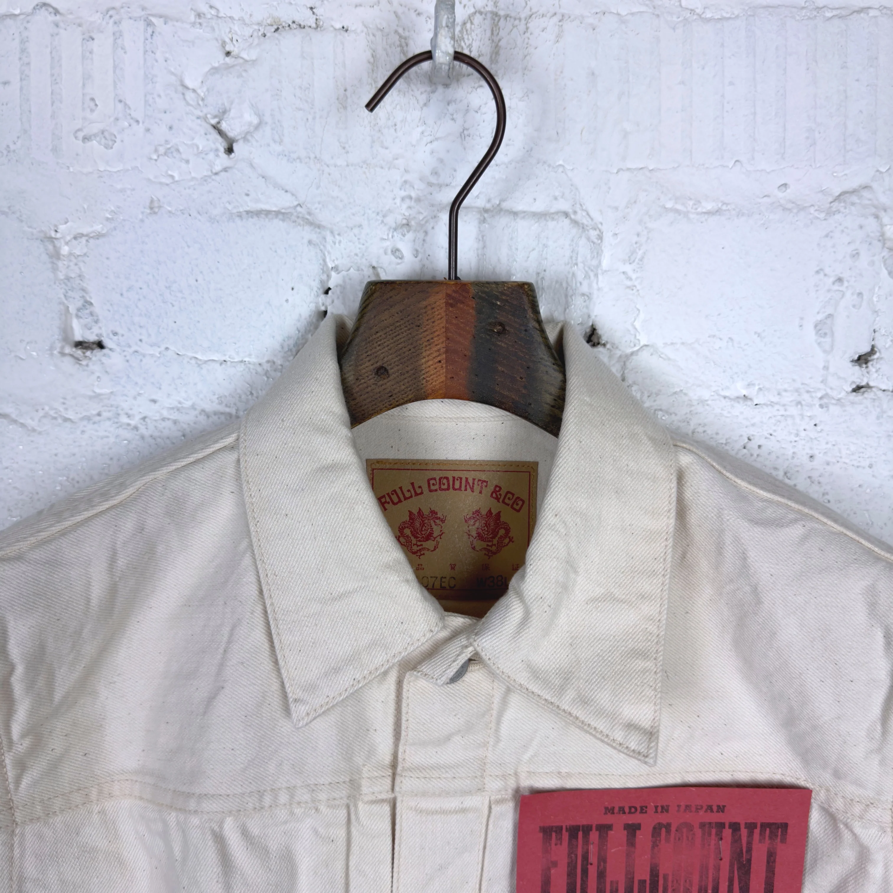 fullcount | 2107ec type 1 denim jacket ecru - Image 4