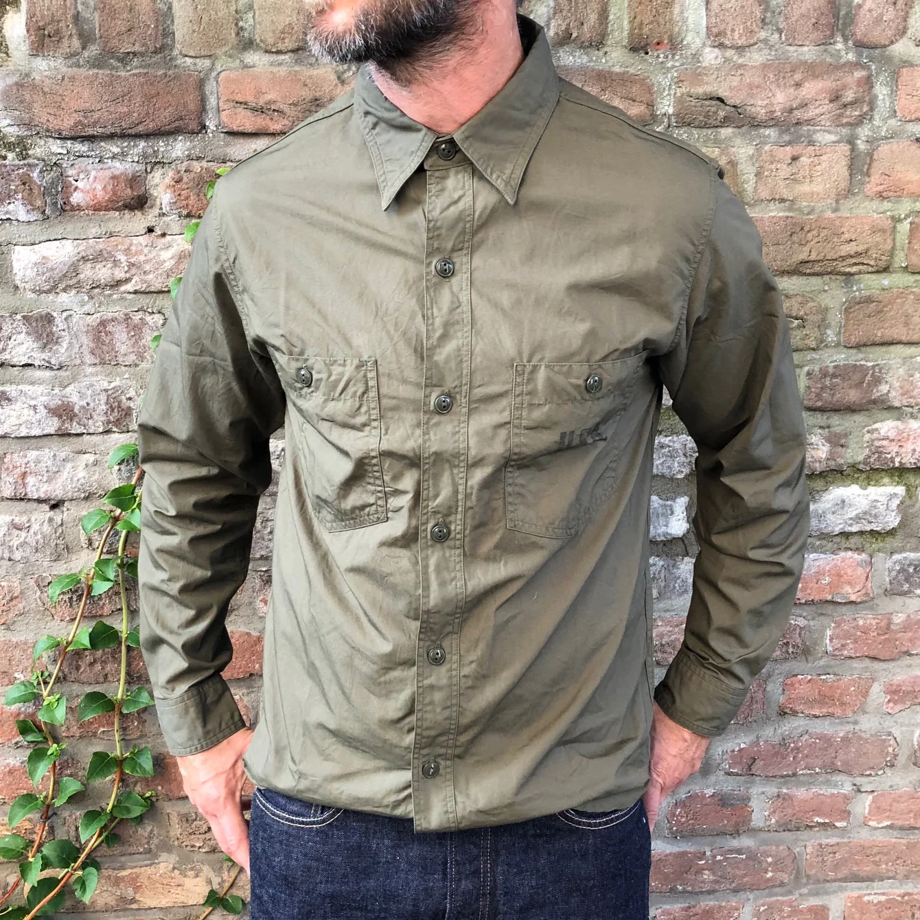 fullcount | 4055 usn od poplin shirt - Image 3