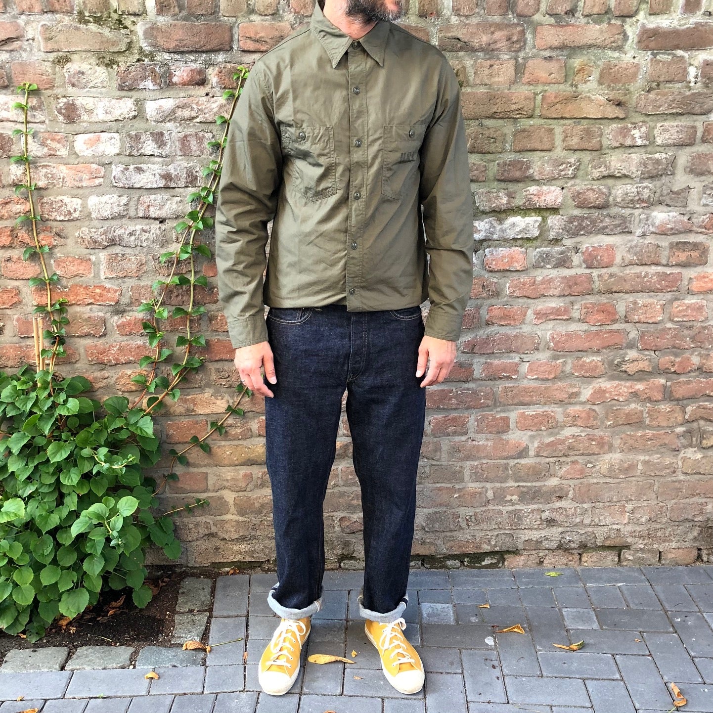 fullcount | 4055 usn od poplin shirt - Image 4