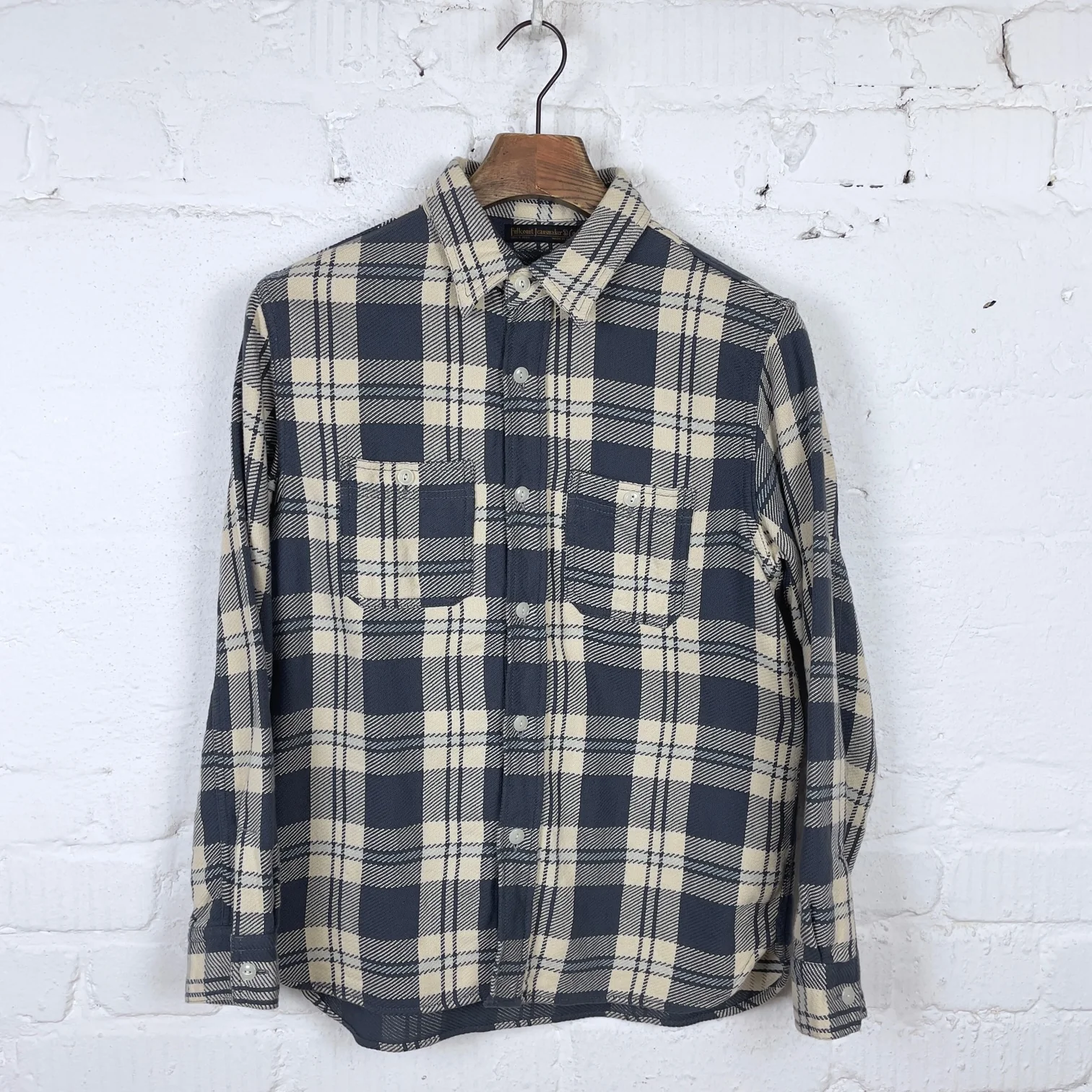 fullcount | 4056 original check cotton flannel shirt “meisner”