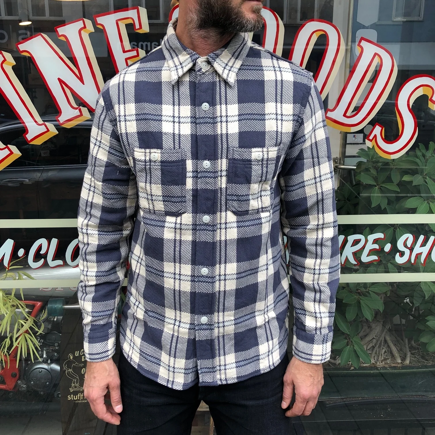 fullcount | 4056 original check cotton flannel shirt “meisner” - Image 2
